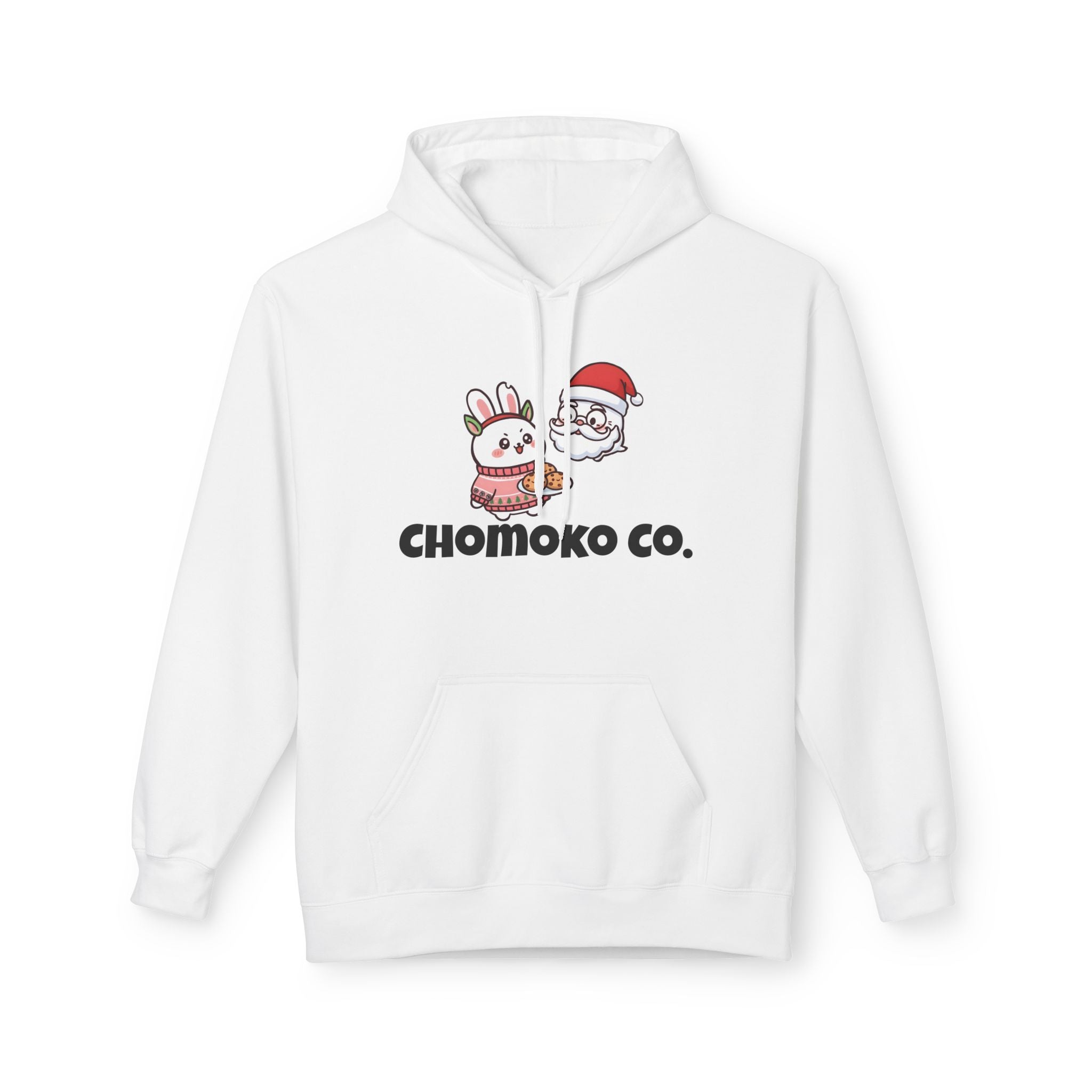 Chomoko and Santa Oji Unisex Midweight Softstyle Fleece Hoodie