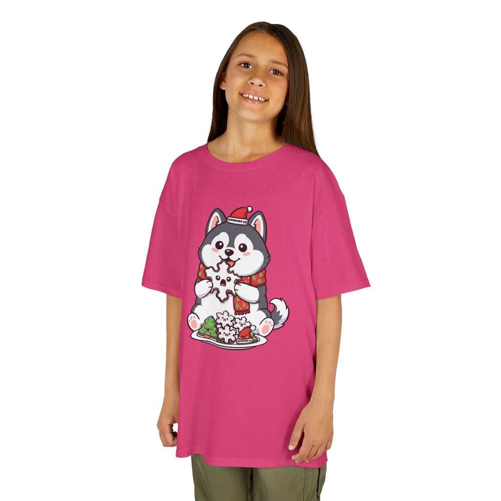 Koda eating Sugar cookies Kids Heavy Cotton™ Tee