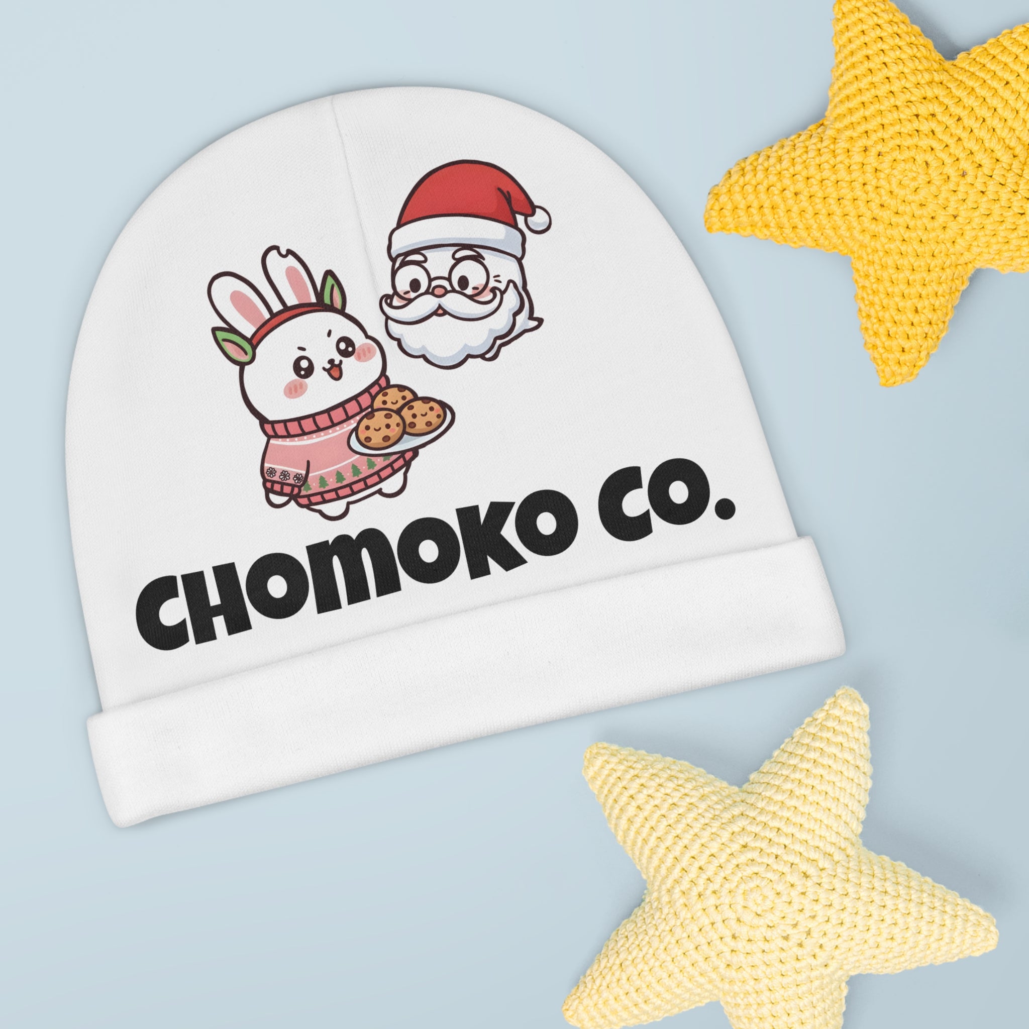 Chomoko and Santa Oji Baby Beanie
