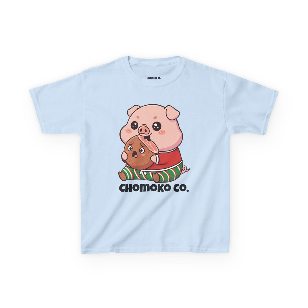 Okui in Christmas pajamas Kids Heavy Cotton™ Tee