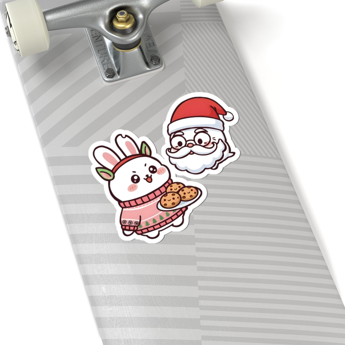 Chomoko and Oji Christmas Kiss-Cut Stickers