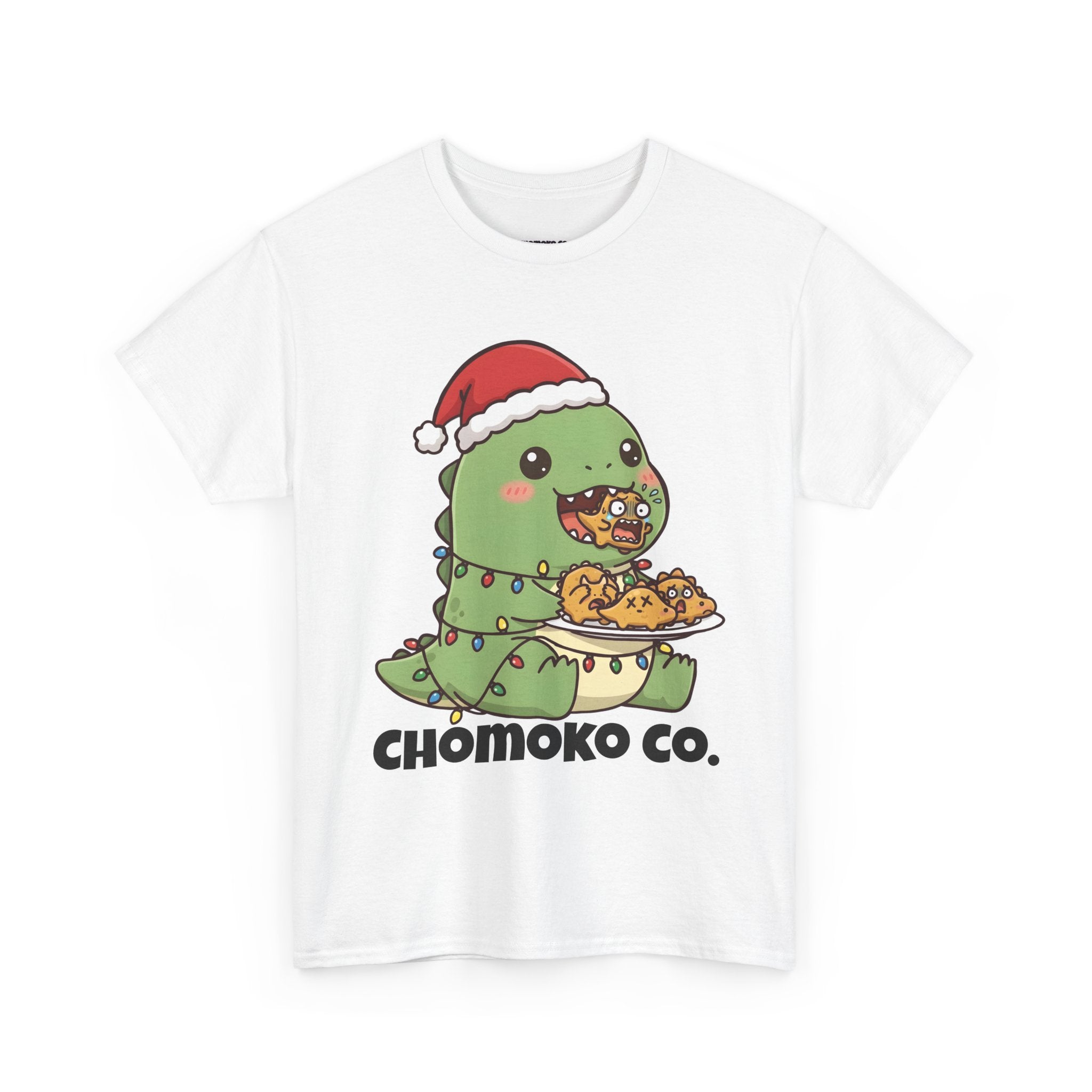 Tatsu with Christmas lights Sharing Tee | Christmas Cute Holiday Shirt