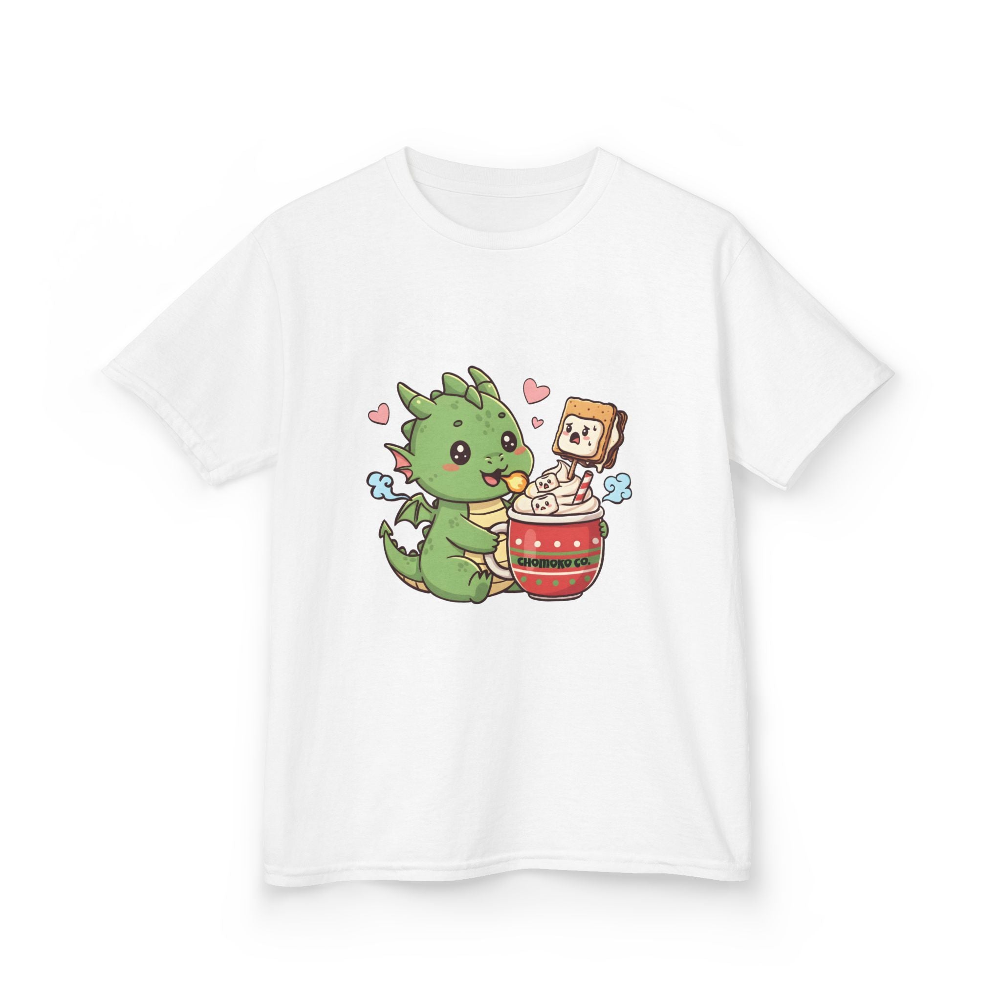 Rinzu drinking Hot chocolate Kids Heavy Cotton™ Tee