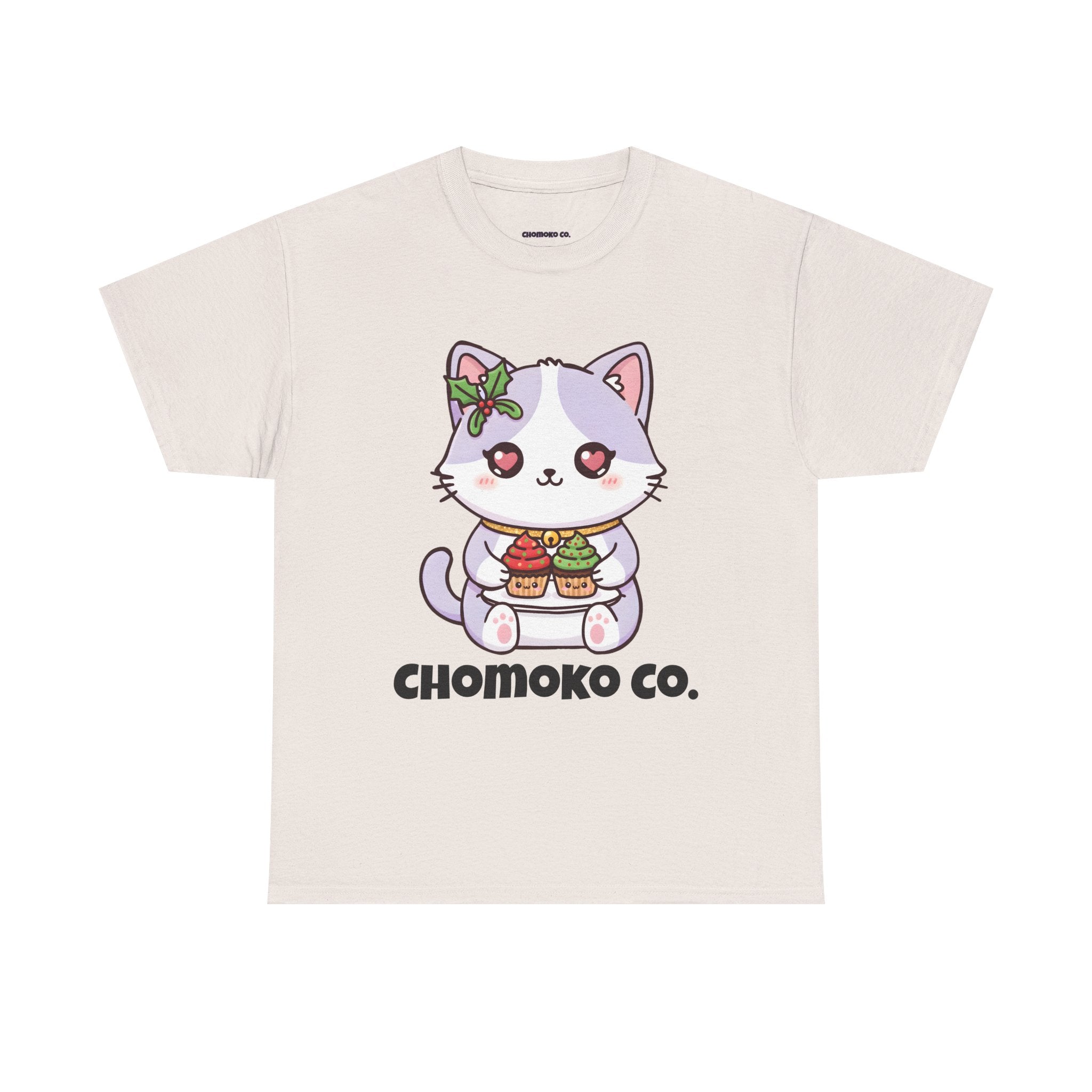 Nori with Christmas Cupcakes Sharing Tee | Christmas Cute Holiday Shirt