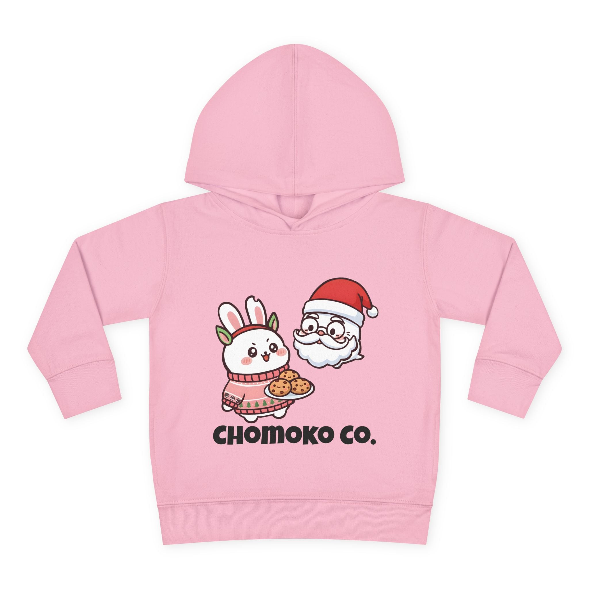 Chomoko and Santa Oji Toddler Pullover Fleece Hoodie