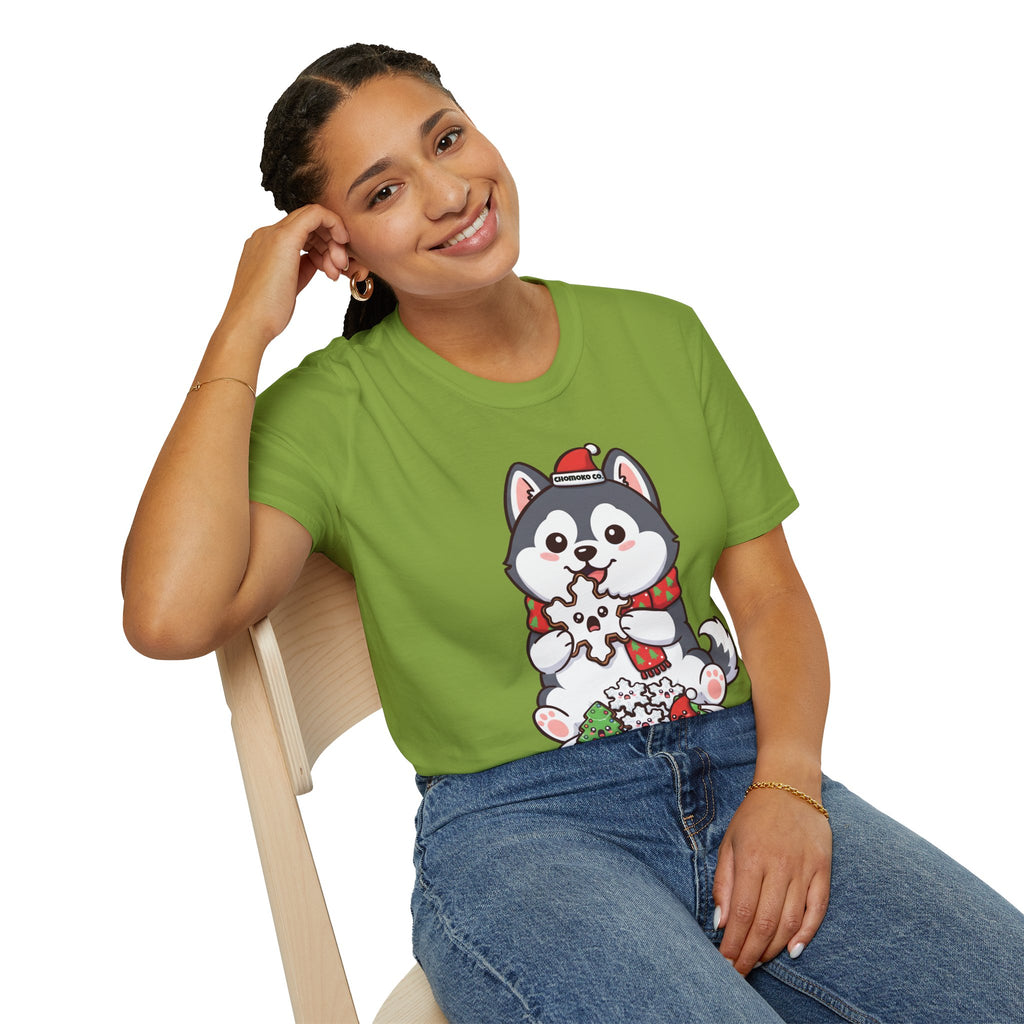 Koda eating Sugar cookies Unisex Softstyle T-Shirt
