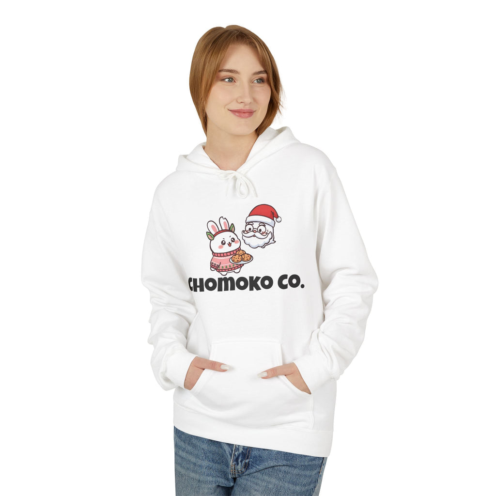 Chomoko and Santa Oji Unisex Midweight Softstyle Fleece Hoodie