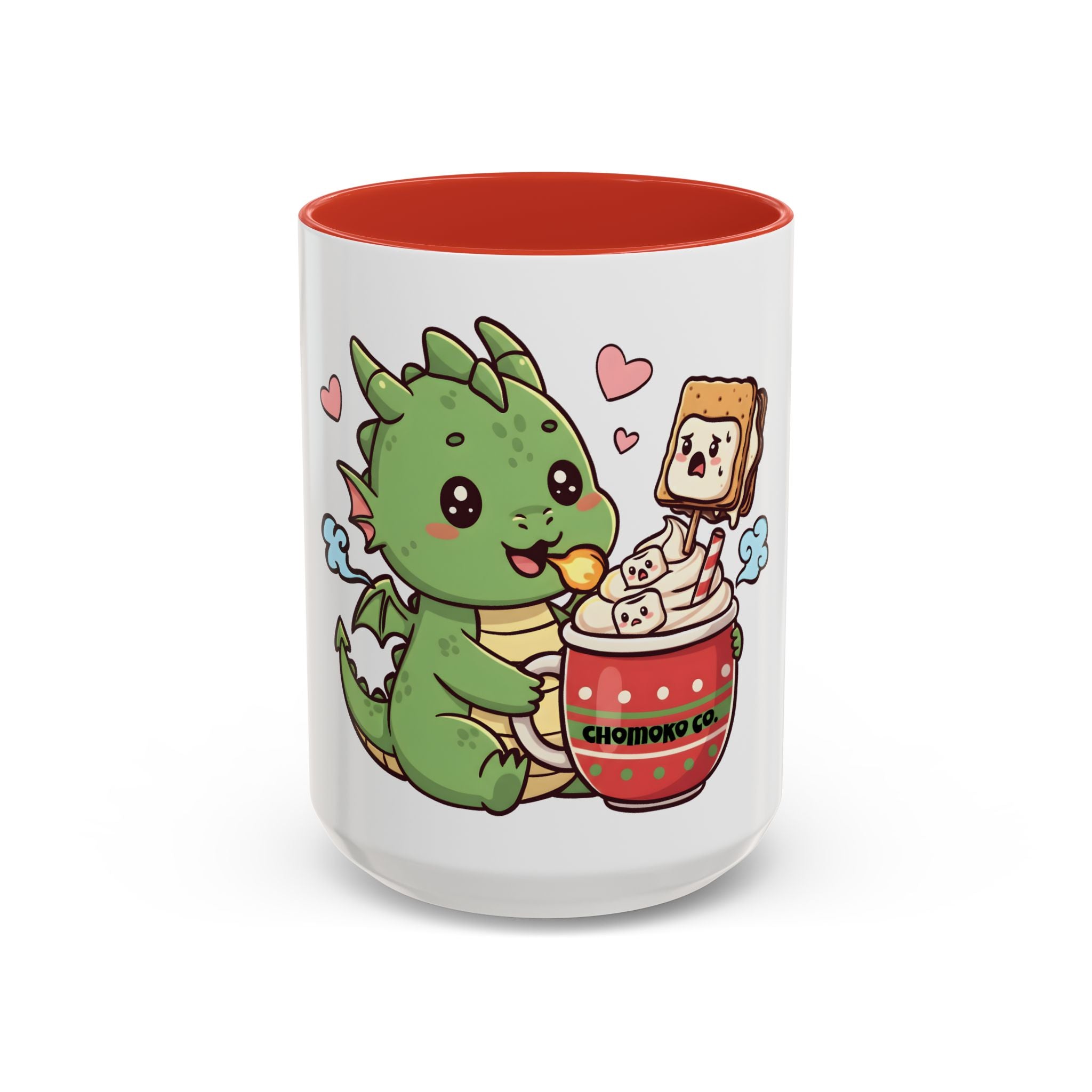 Rinzu drinking Hot chocolate Accent Coffee Mug (11, 15oz)