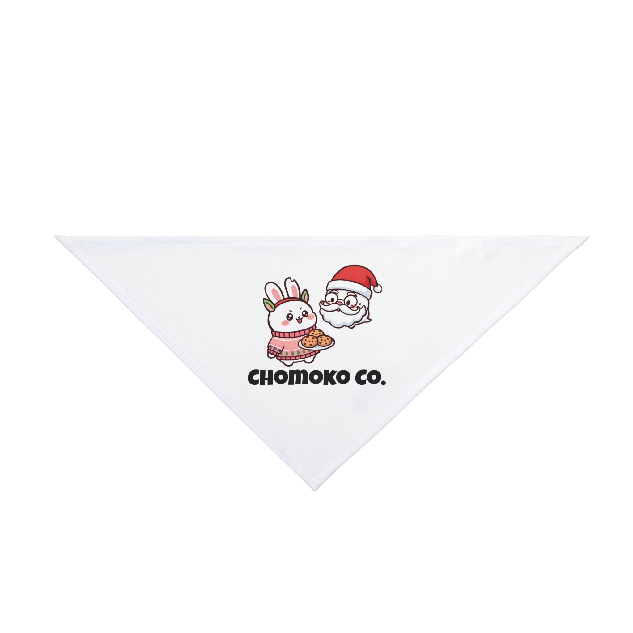 Chomoko and Santa Oji Pet Bandana
