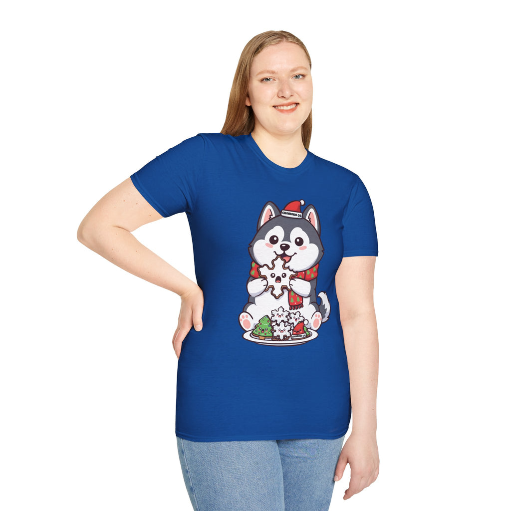Koda eating Sugar cookies Unisex Softstyle T-Shirt