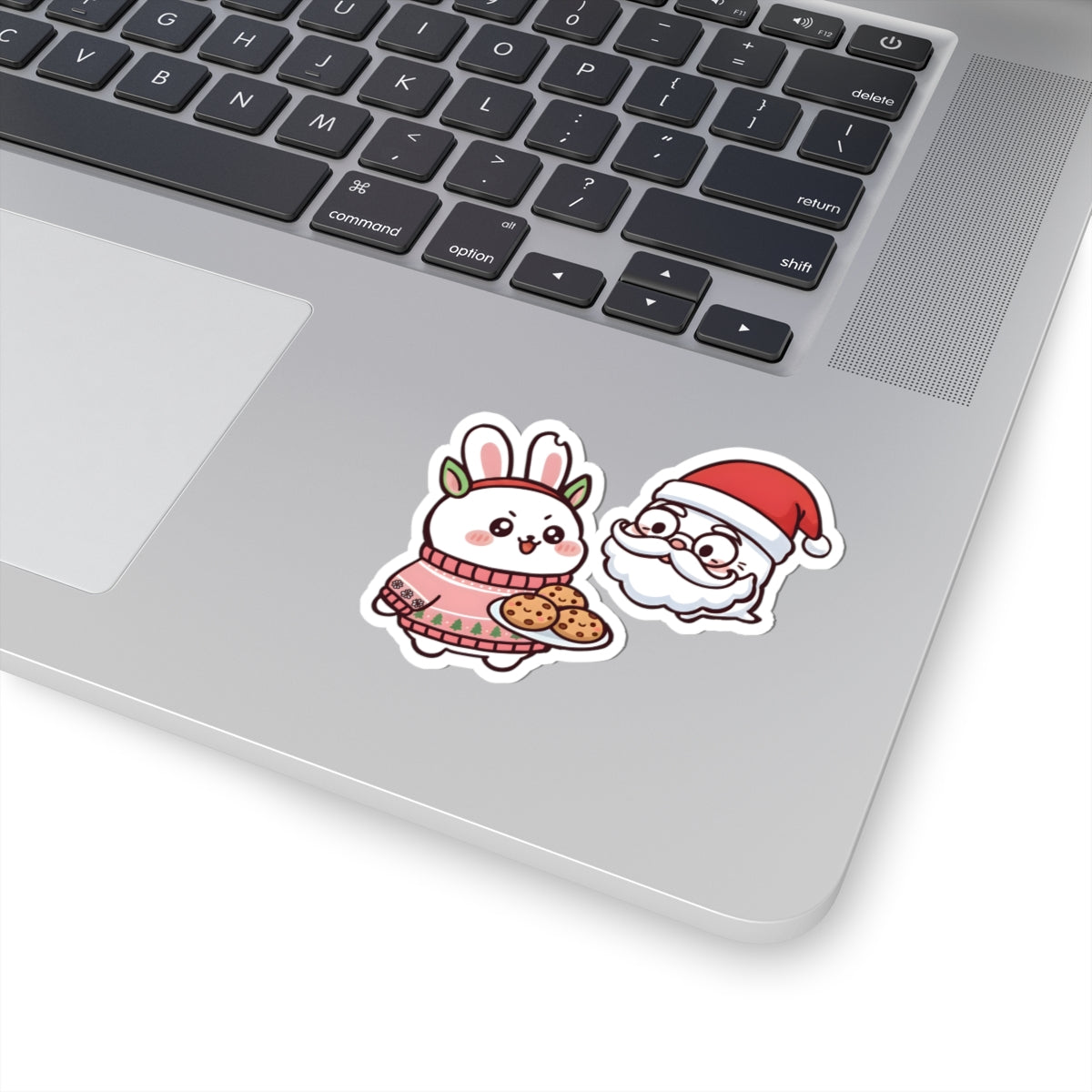 Chomoko and Oji Christmas Kiss-Cut Stickers