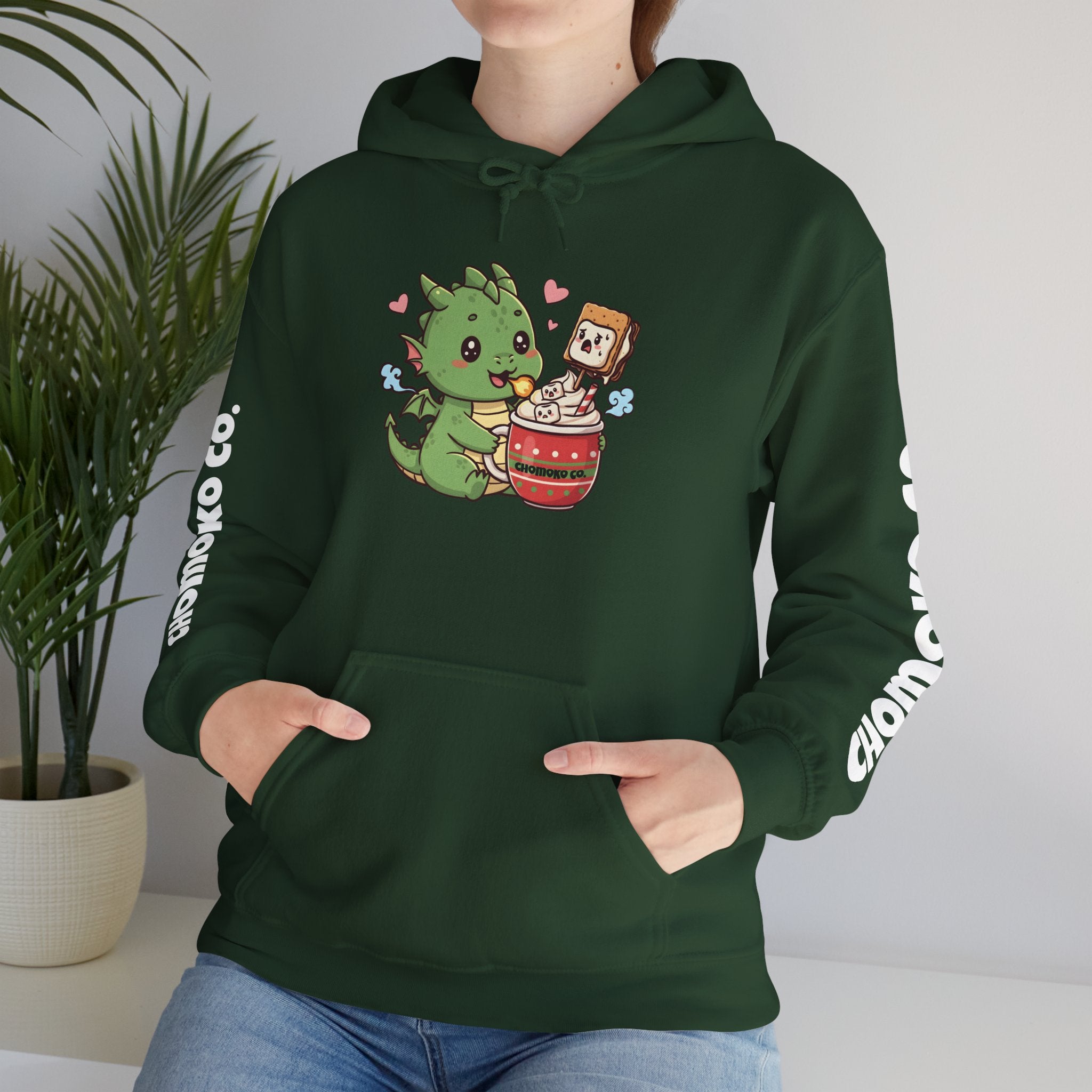 Koda eating Sugar cookies Unisex Heavy Blend™ Hooded Sweatshirt