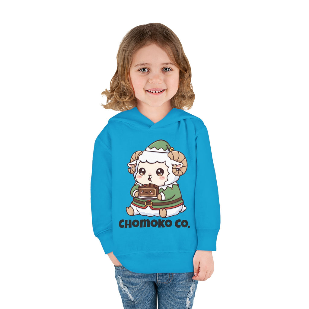 Bashi in an elf costume Toddler Pullover Fleece Hoodie