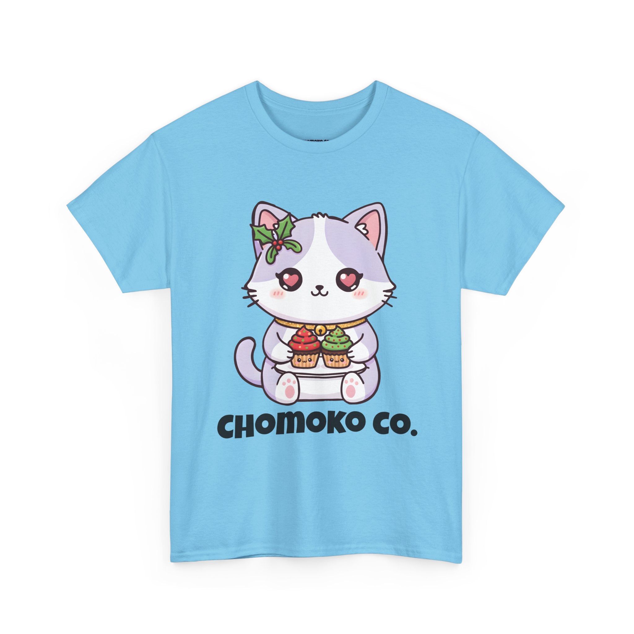 Nori with Christmas Cupcakes Sharing Tee | Christmas Cute Holiday Shirt