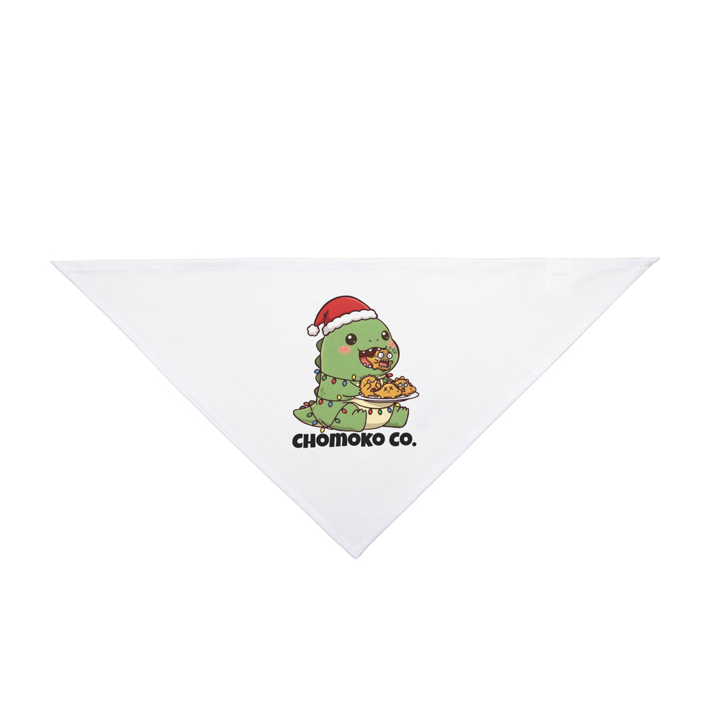 Tatsu with Christmas lights Pet Bandana
