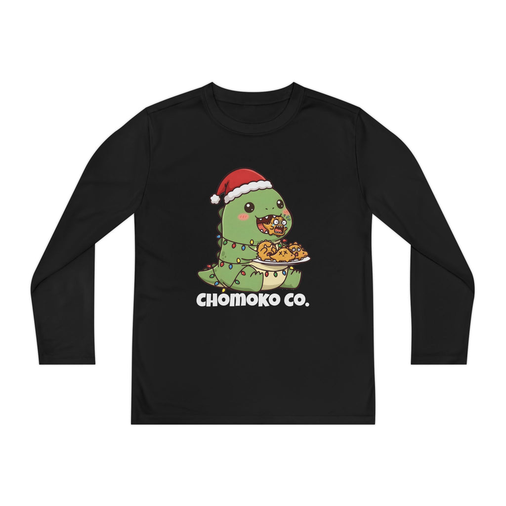 Tatsu with Christmas lights Youth Long Sleeve Competitor Tee