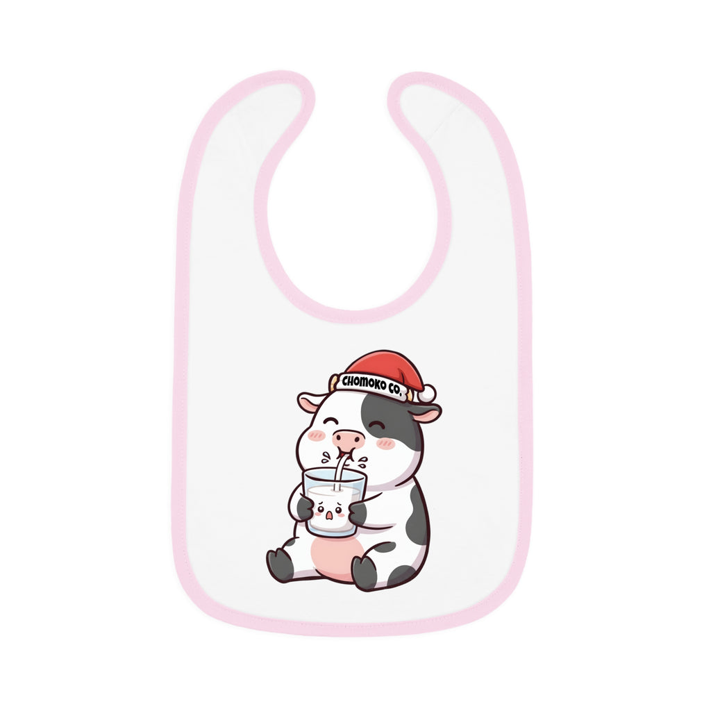 Kolby with Santa hat Baby Bib