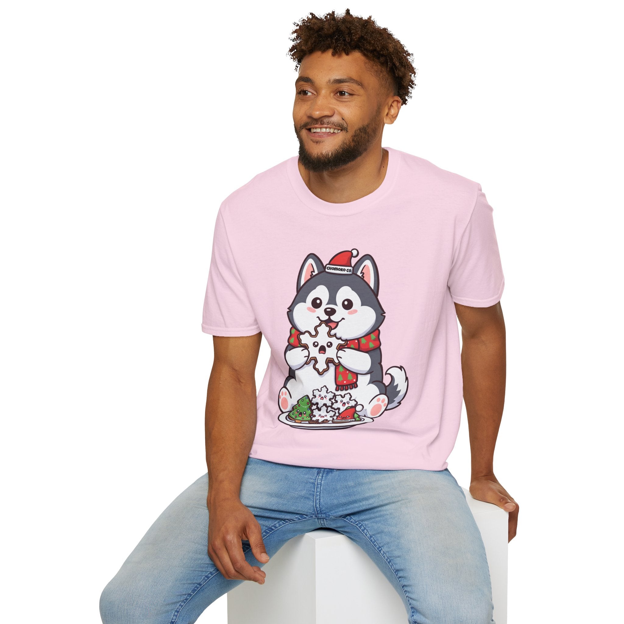 Koda eating Sugar cookies Unisex Softstyle T-Shirt