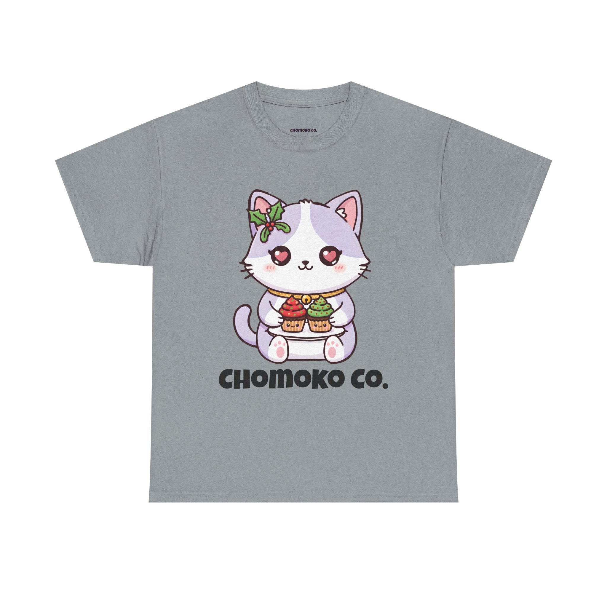 Nori with Christmas Cupcakes Sharing Tee | Christmas Cute Holiday Shirt