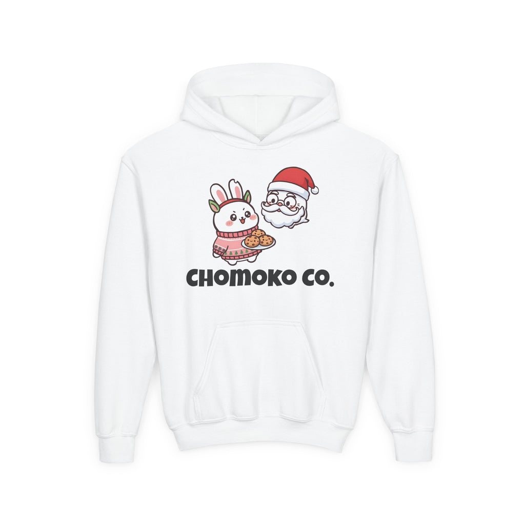Chomoko and Santa Oji Youth Heavy Blend Hooded Sweatshirt