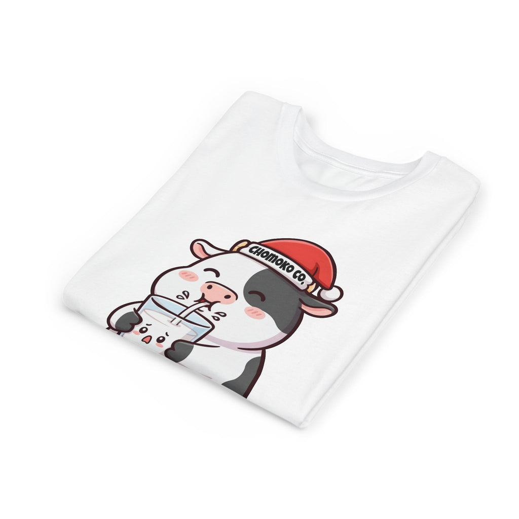 Kolby with Santa hat Youth Short Sleeve Tee