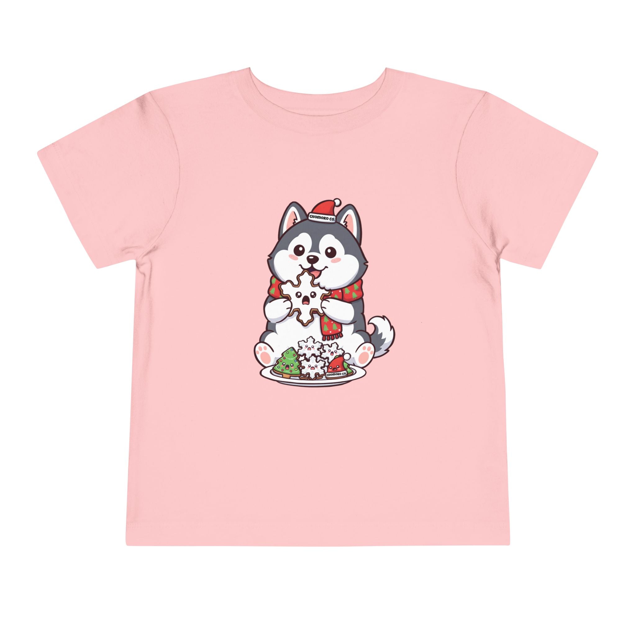 Koda eating Sugar cookies Toddler Short Sleeve Tee