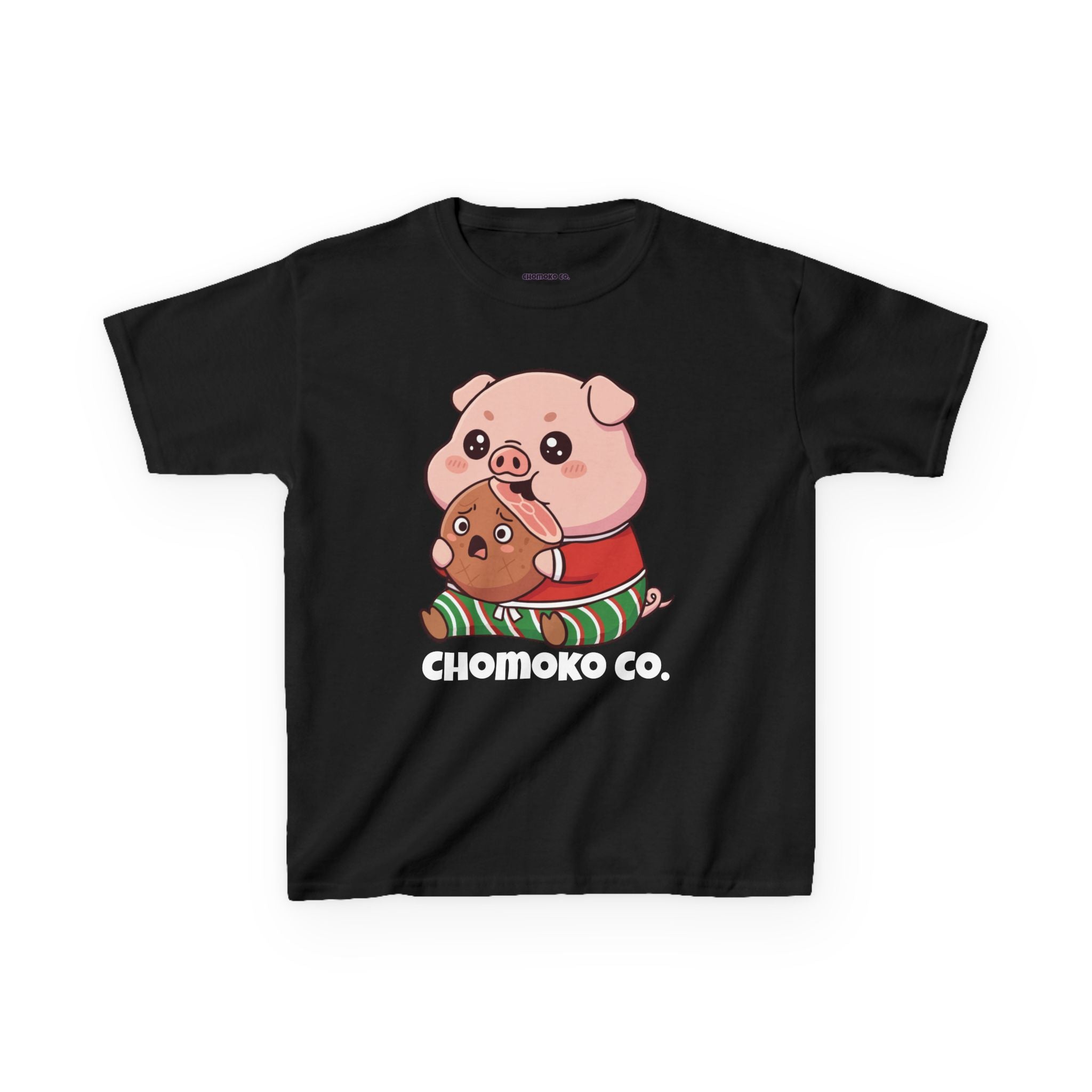 Okui in Christmas pajamas Kids Heavy Cotton™ Tee