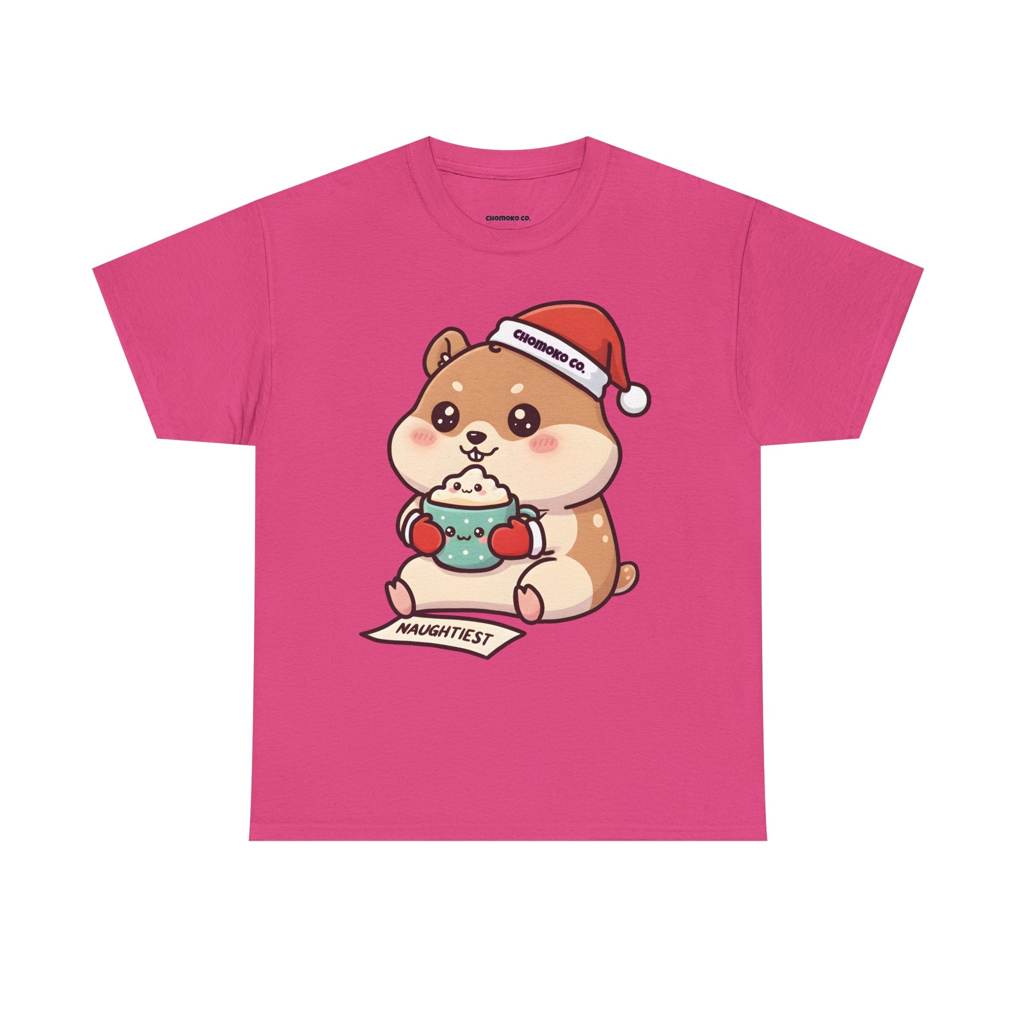 Atsu drinking Eggnog Sharing Tee | Christmas Cute Holiday Shirt