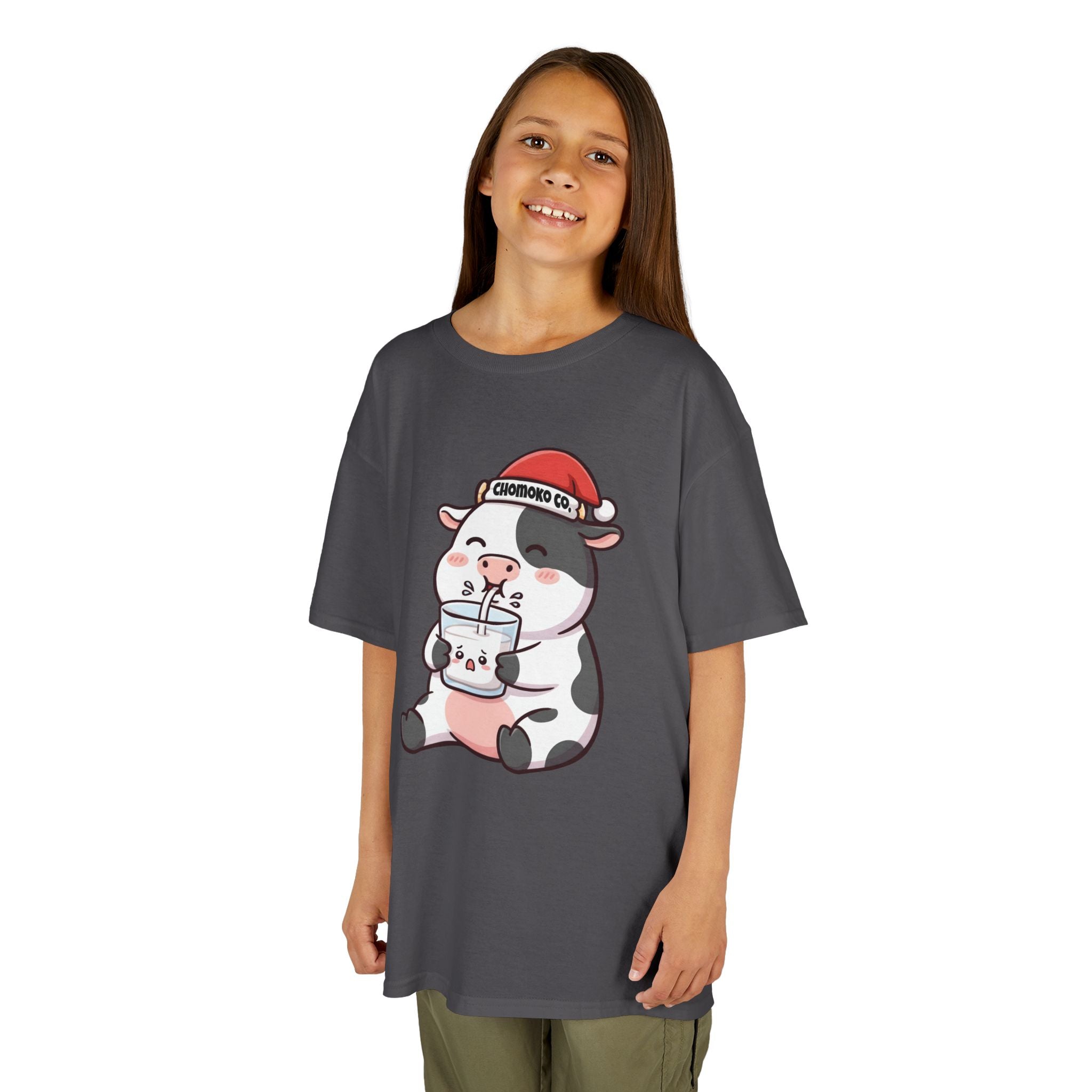 Kolby with Santa hat Kids Heavy Cotton™ Tee