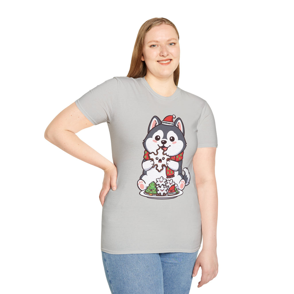 Koda eating Sugar cookies Unisex Softstyle T-Shirt