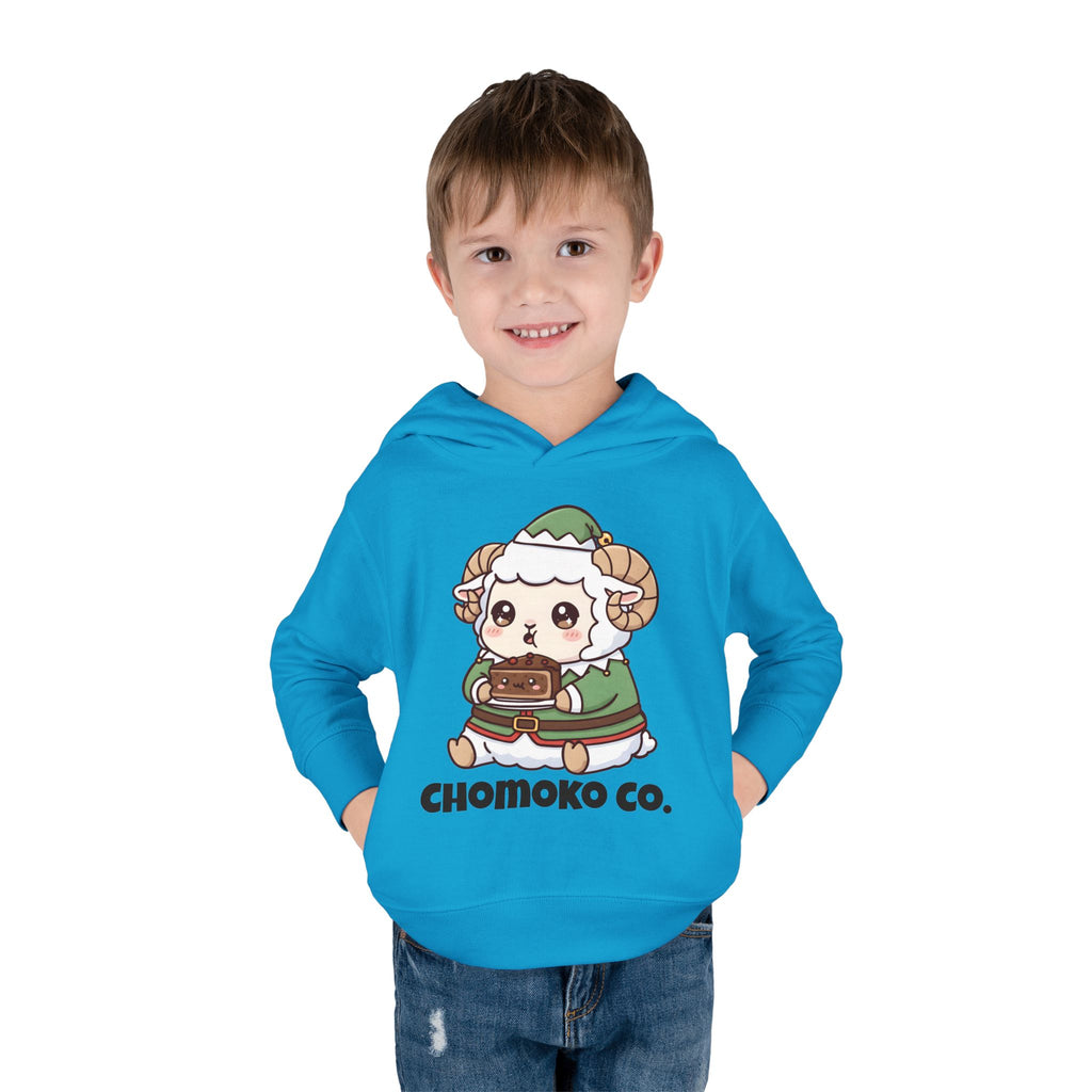 Bashi in an elf costume Toddler Pullover Fleece Hoodie