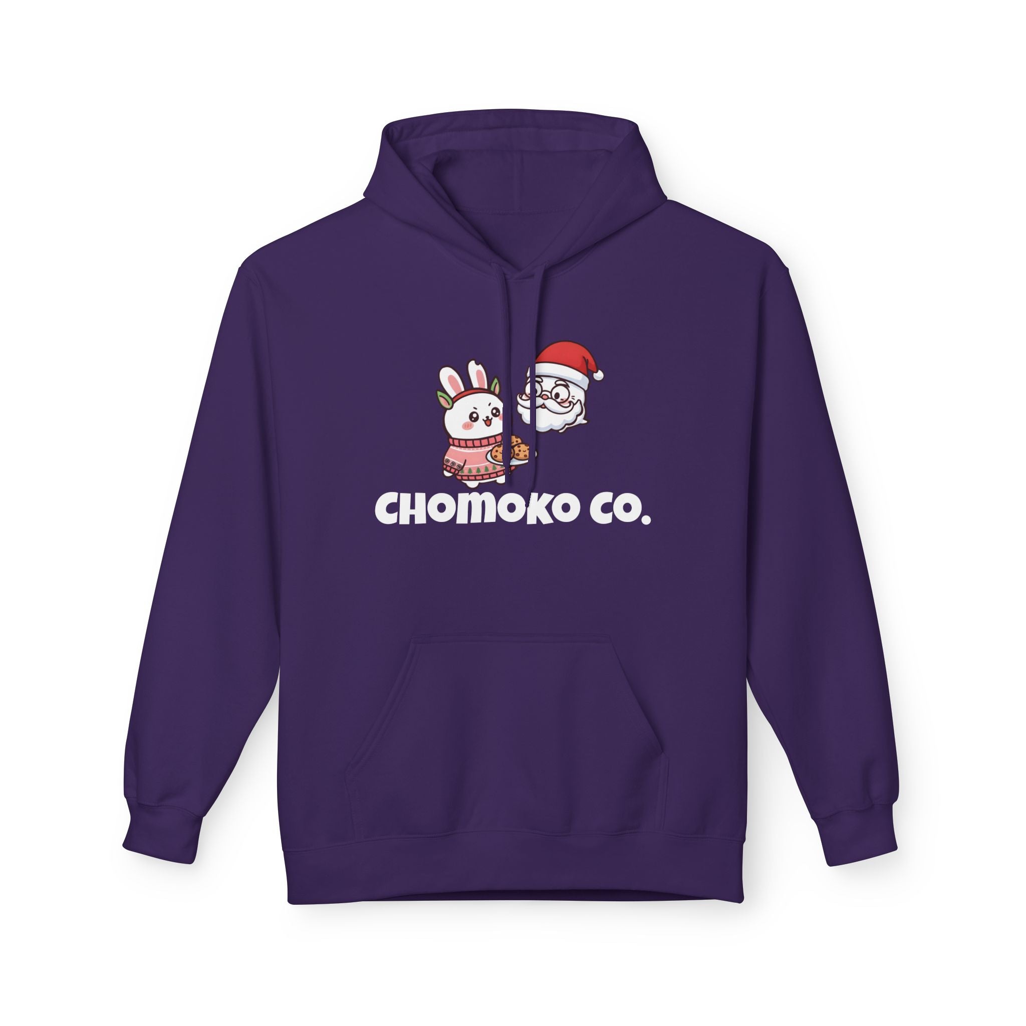 Chomoko and Santa Oji Unisex Midweight Softstyle Fleece Hoodie