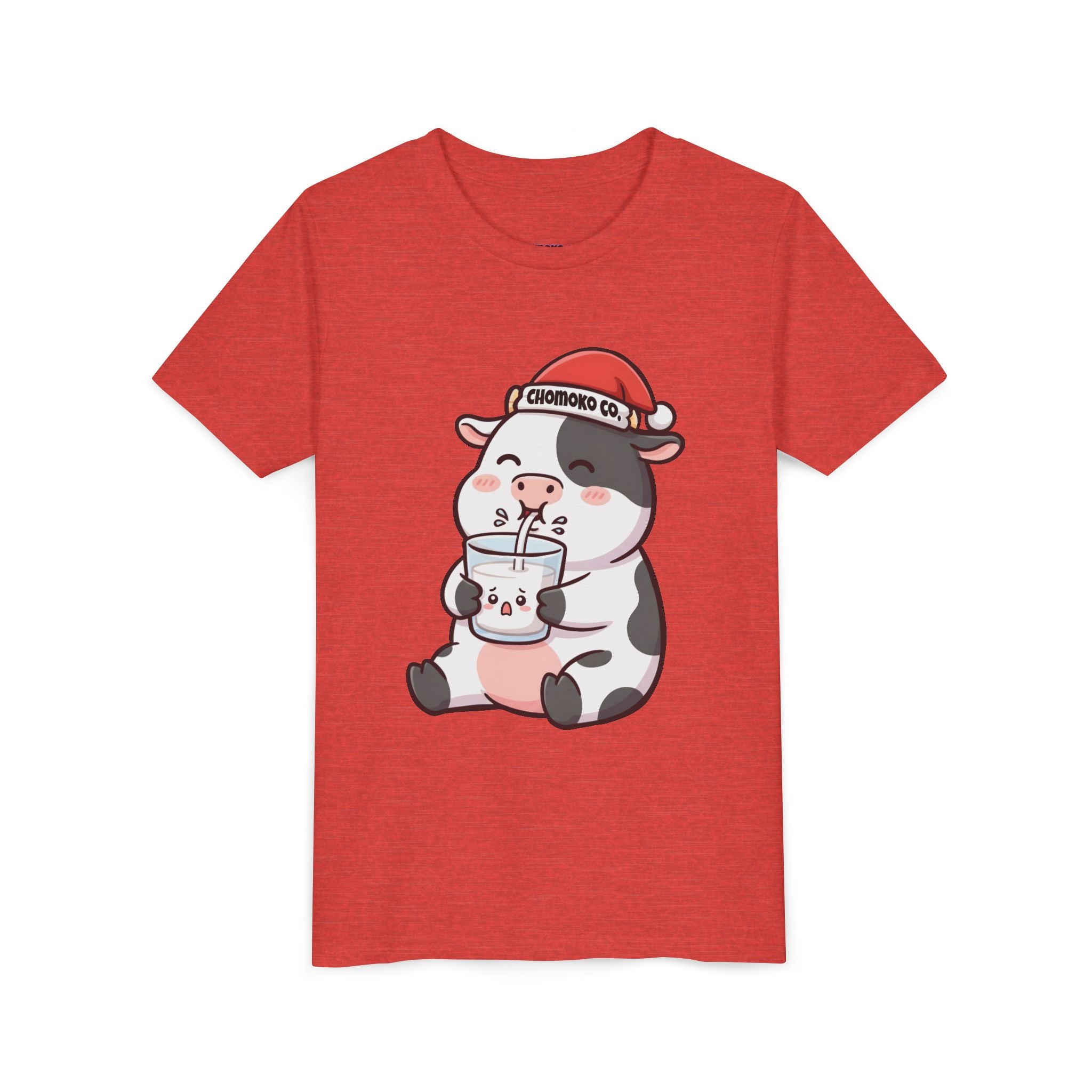 Kolby with Santa hat Youth Short Sleeve Tee