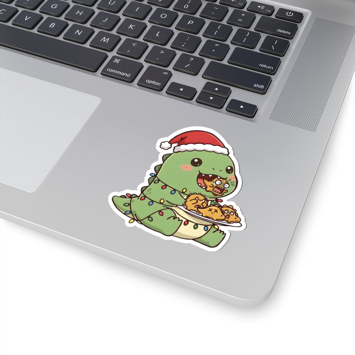 Tatsu with Christmas lights Kiss-Cut Sticker