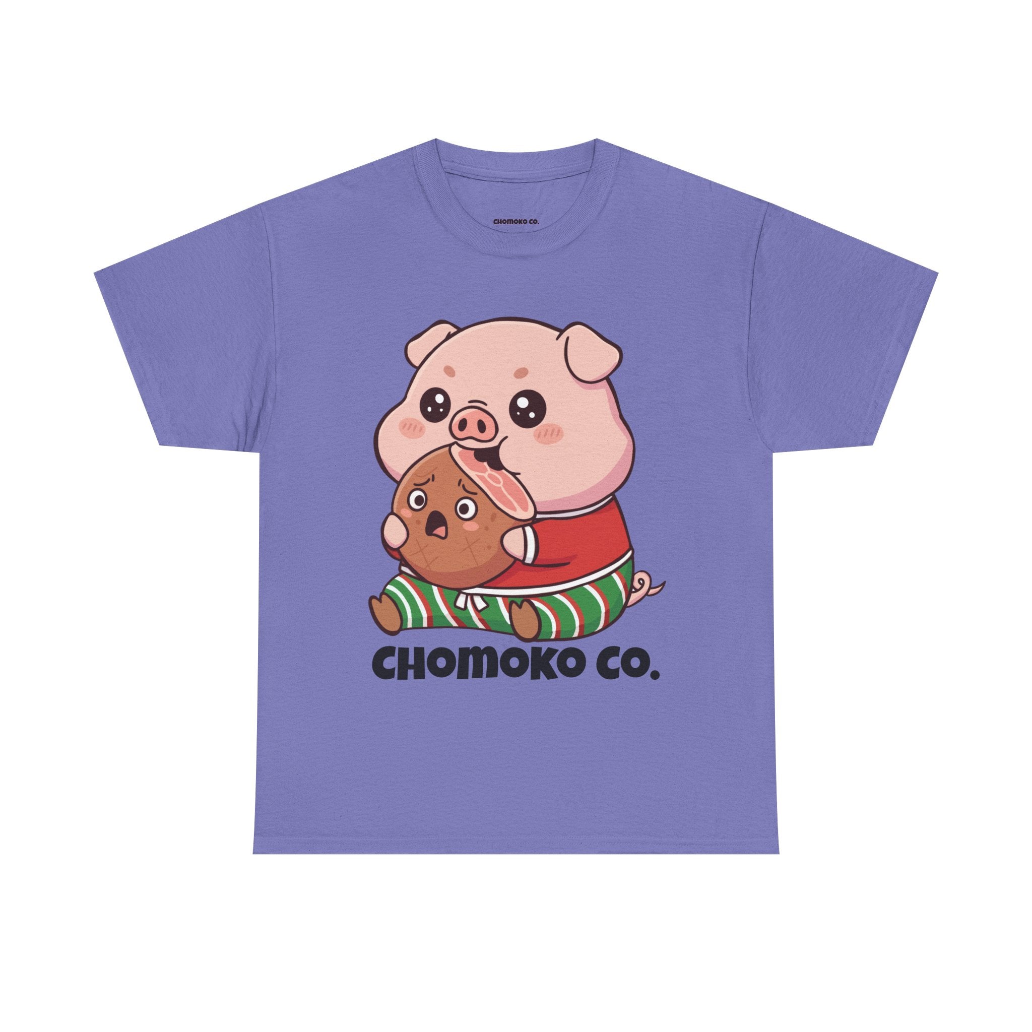 Okui in Christmas pajamas Sharing Tee | Christmas Cute Holiday Shirt