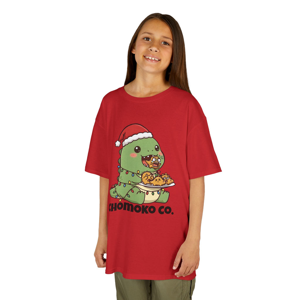 Tatsu with Christmas lights Kids Heavy Cotton™ Tee