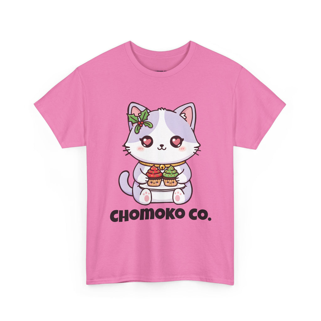 Nori with Christmas Cupcakes Sharing Tee | Christmas Cute Holiday Shirt