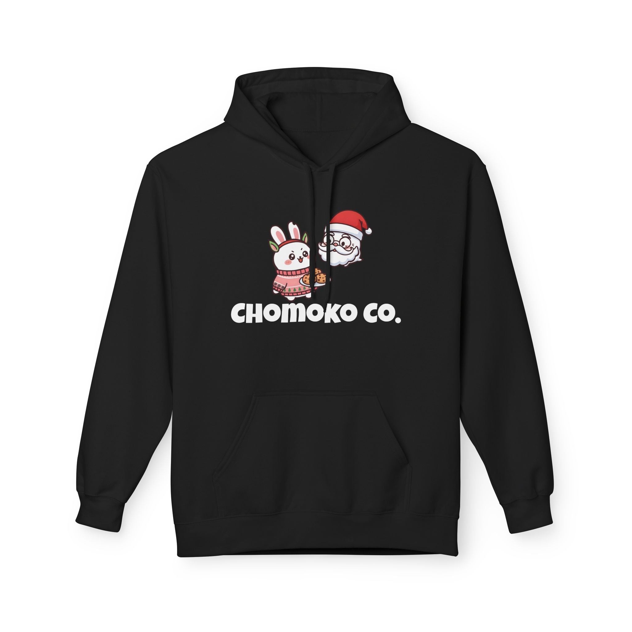 Chomoko and Santa Oji Unisex Midweight Softstyle Fleece Hoodie