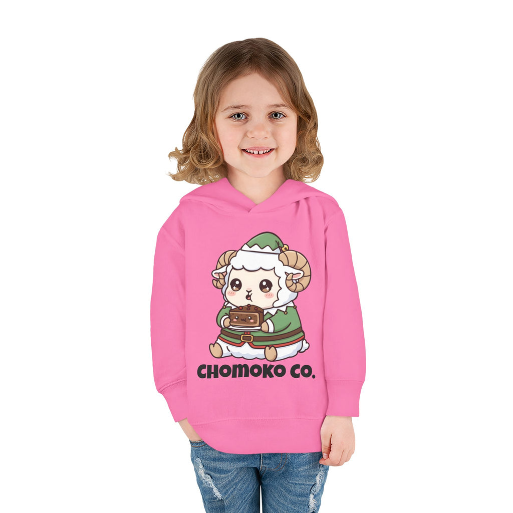 Bashi in an elf costume Toddler Pullover Fleece Hoodie