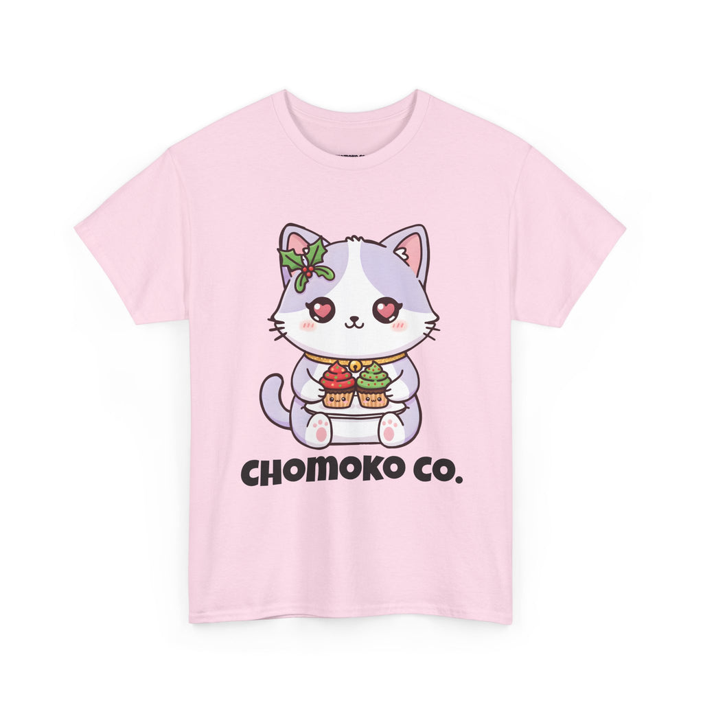 Nori with Christmas Cupcakes Sharing Tee | Christmas Cute Holiday Shirt
