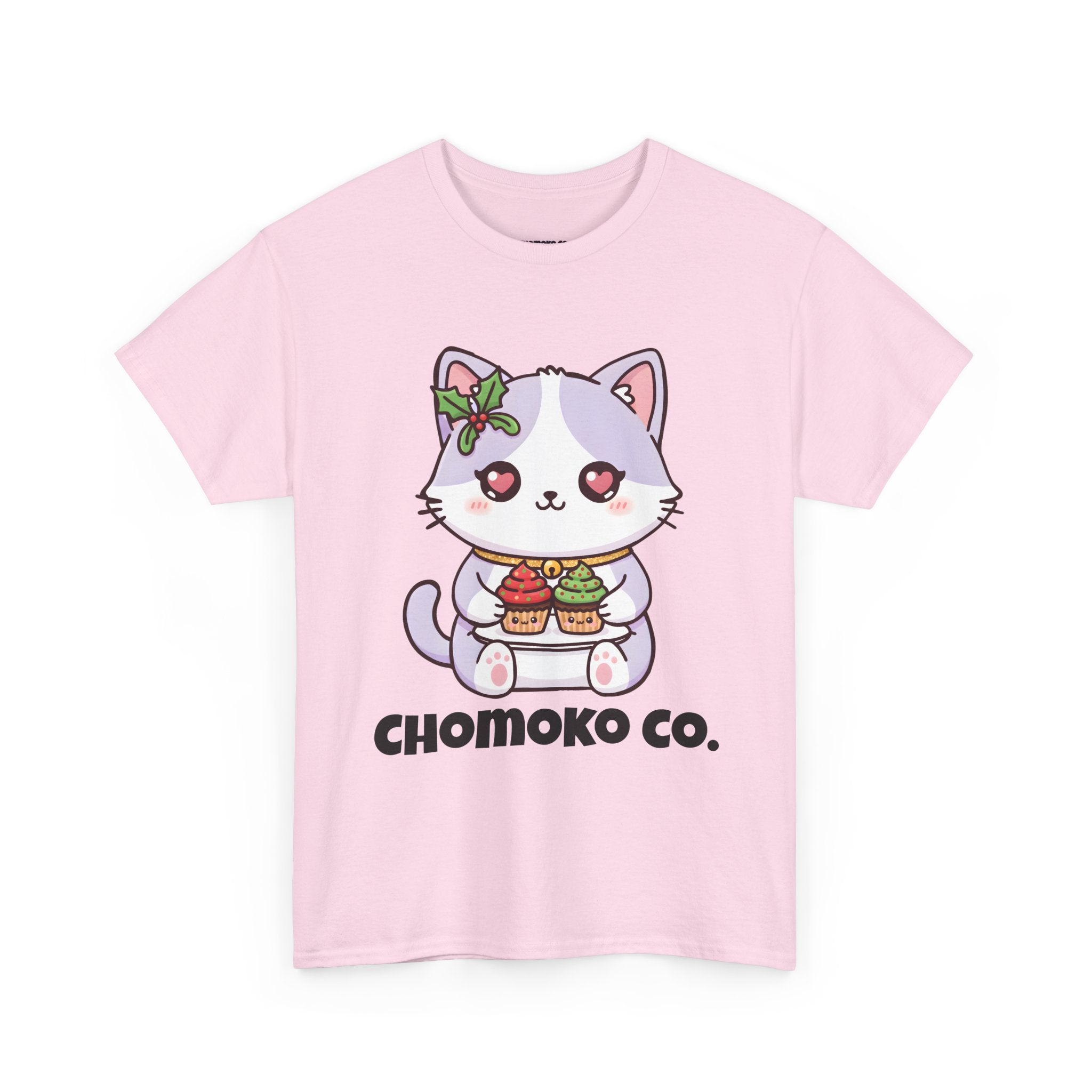 Nori with Christmas Cupcakes Sharing Tee | Christmas Cute Holiday Shirt