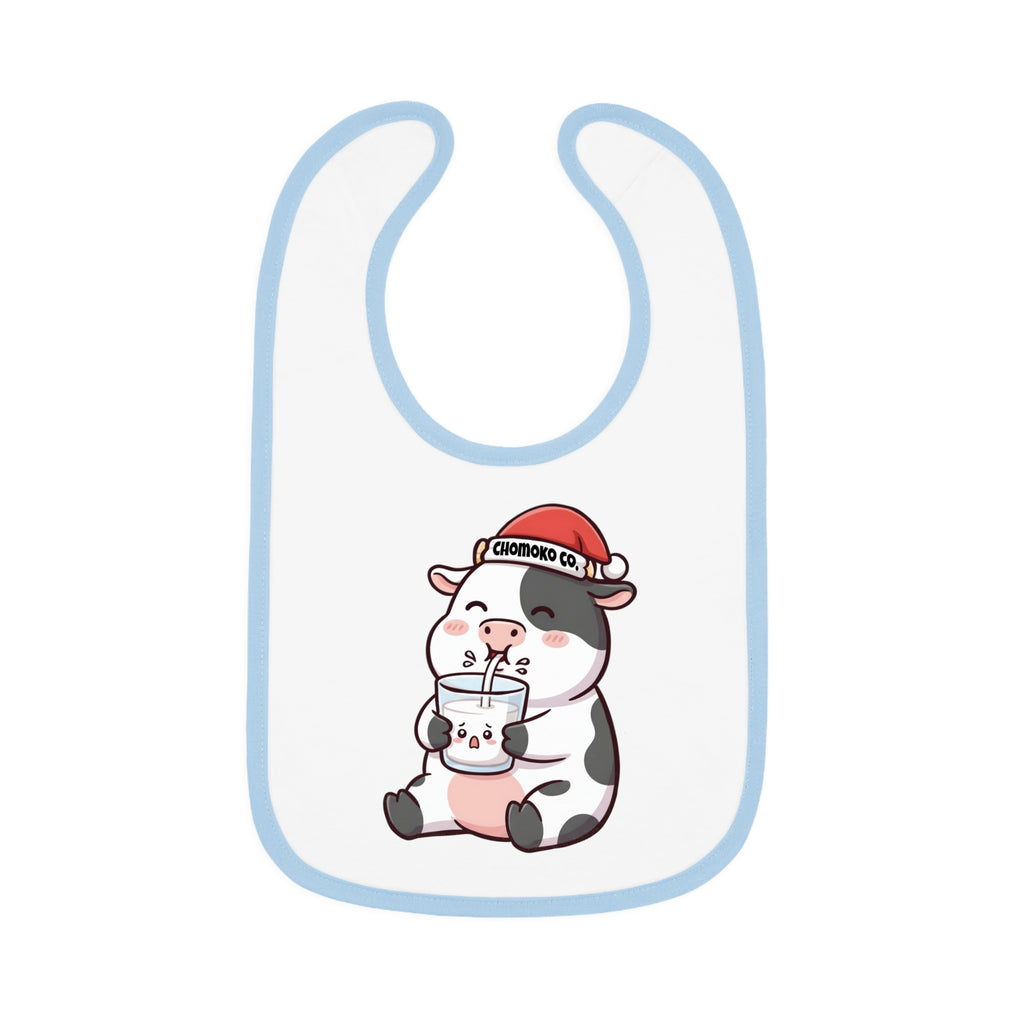 Kolby with Santa hat Baby Bib