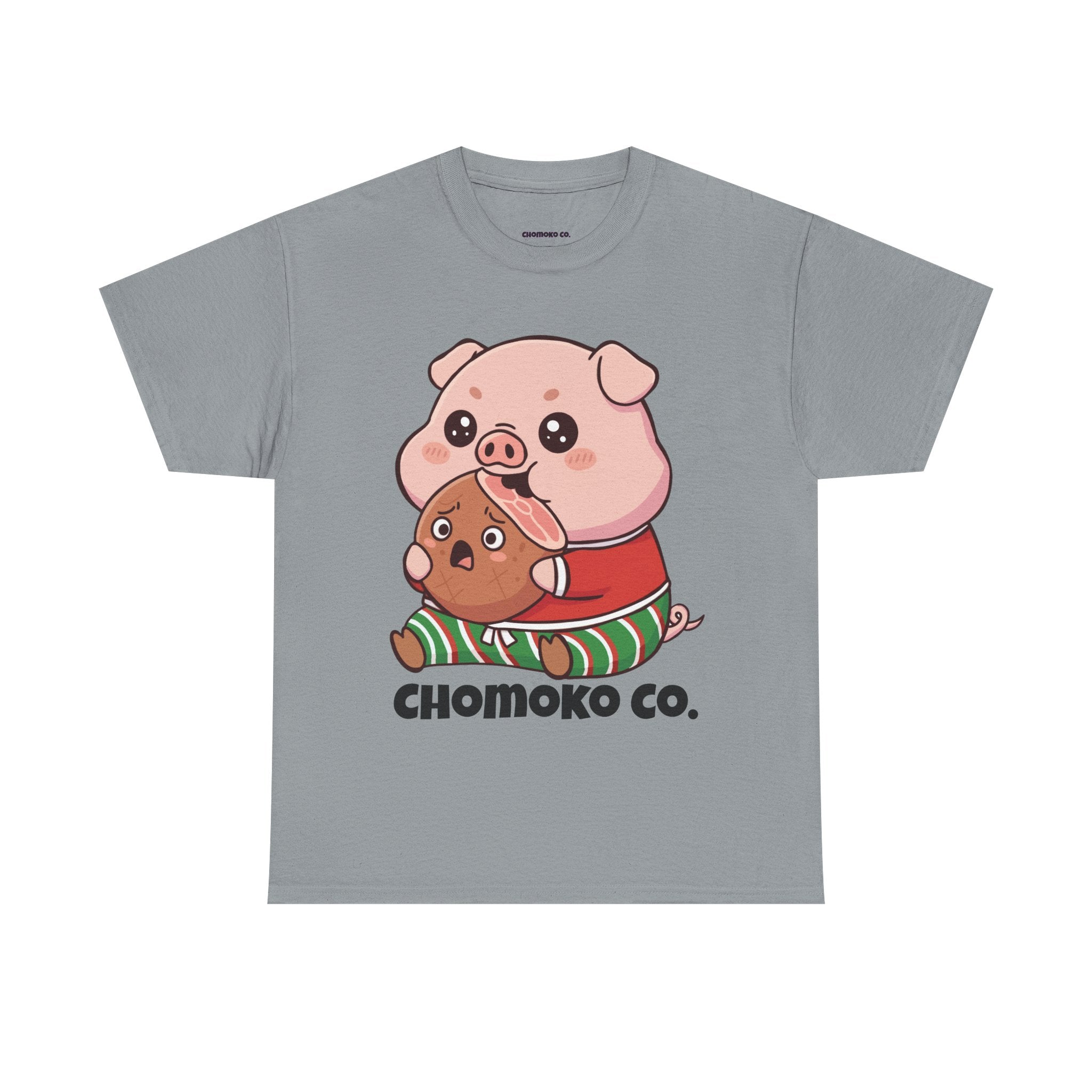 Okui in Christmas pajamas Sharing Tee | Christmas Cute Holiday Shirt