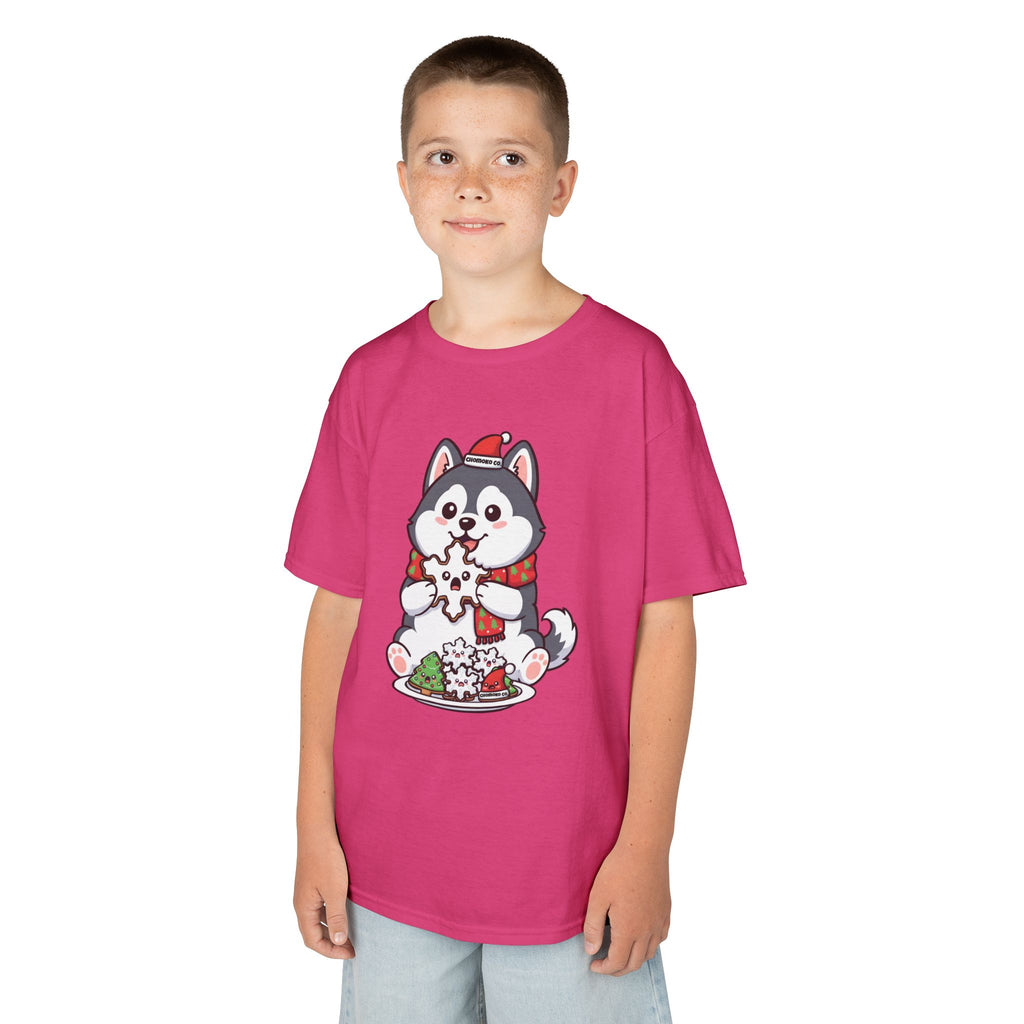 Koda eating Sugar cookies Kids Heavy Cotton™ Tee