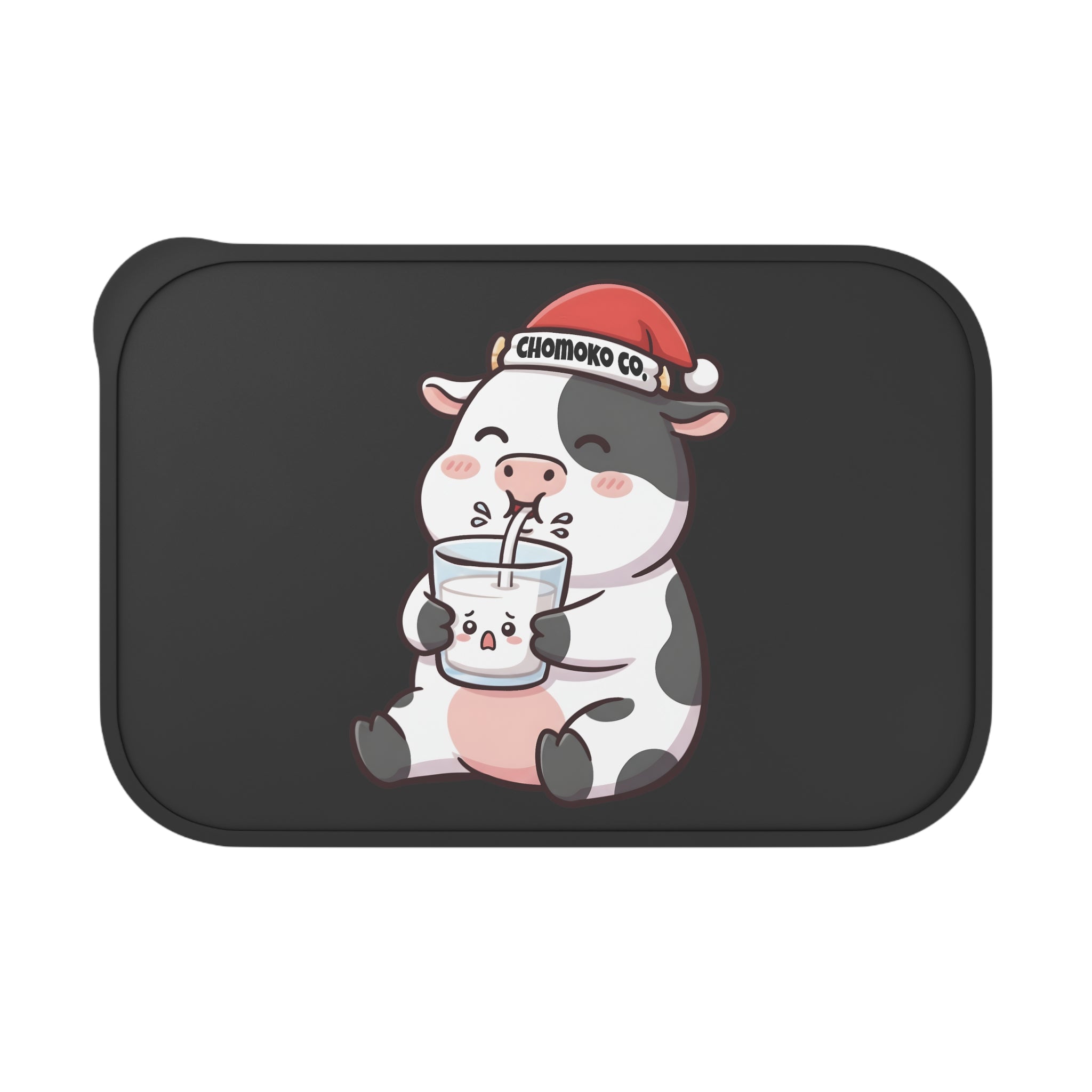 Kolby with Santa hat PLA Bento Box with Band and Utensils