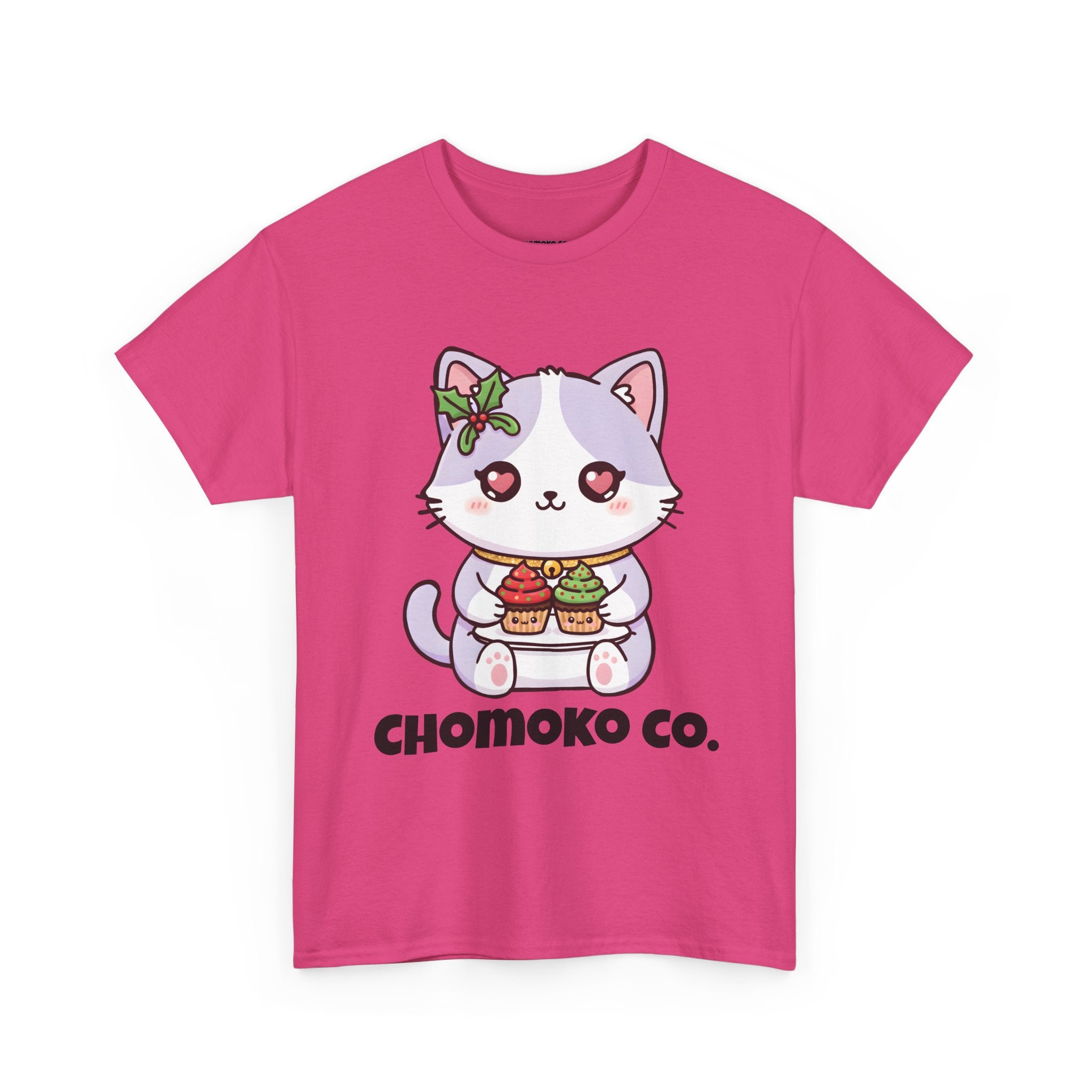 Nori with Christmas Cupcakes Sharing Tee | Christmas Cute Holiday Shirt
