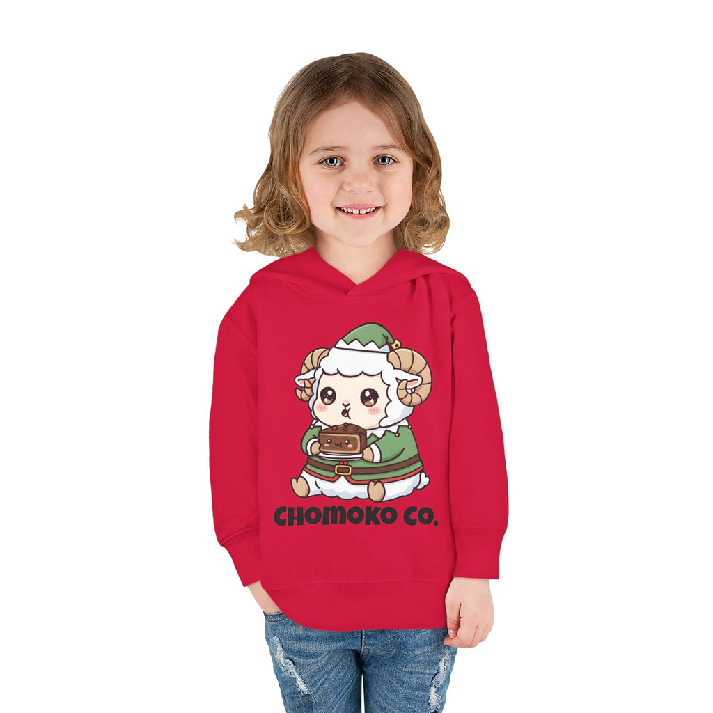 Bashi in an elf costume Toddler Pullover Fleece Hoodie