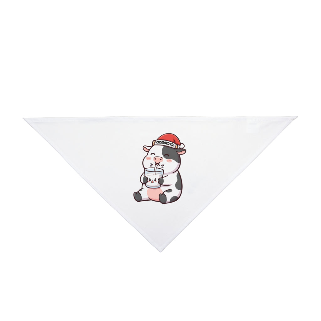 Kolby drinking milk Pet Bandana