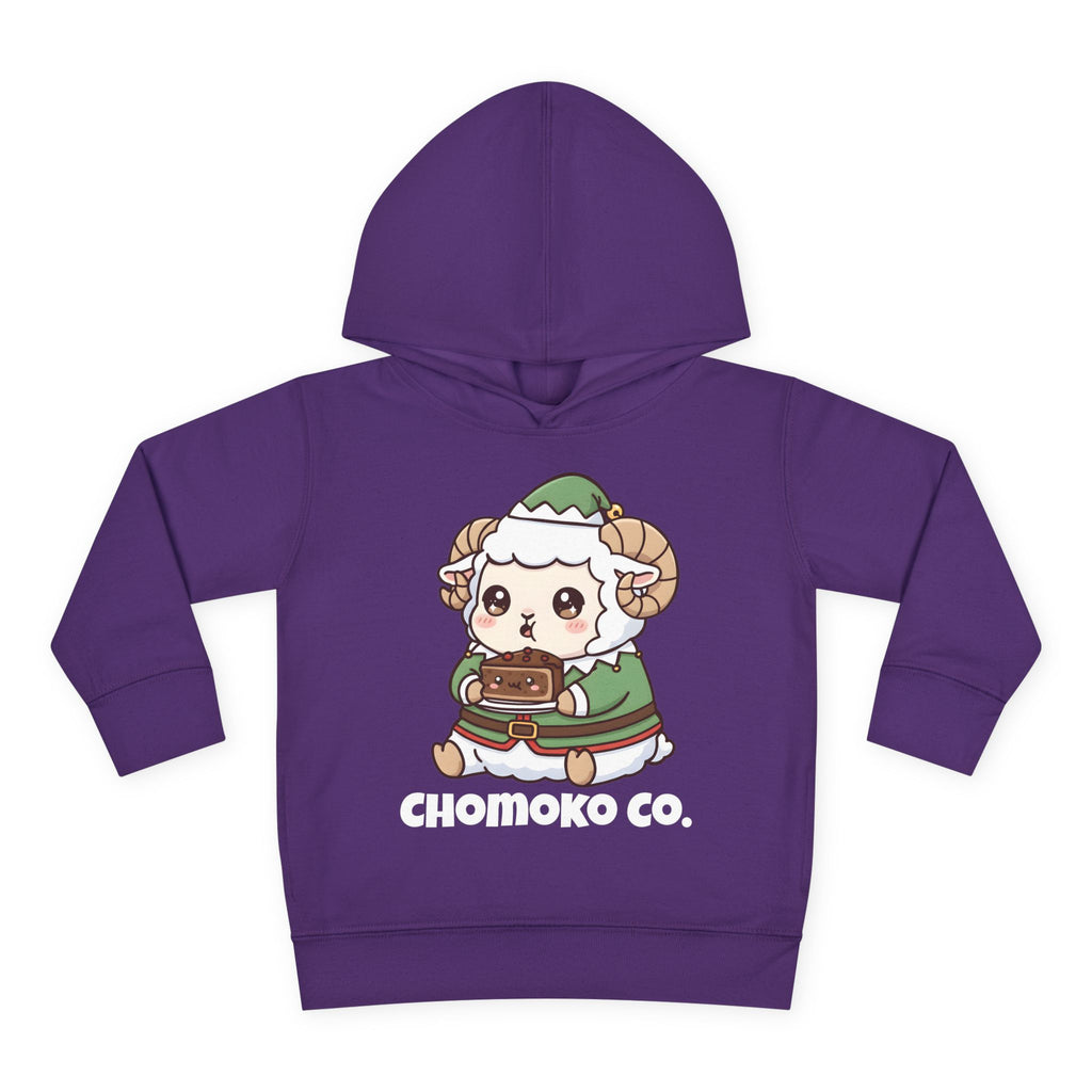 Bashi in an elf costume Toddler Pullover Fleece Hoodie