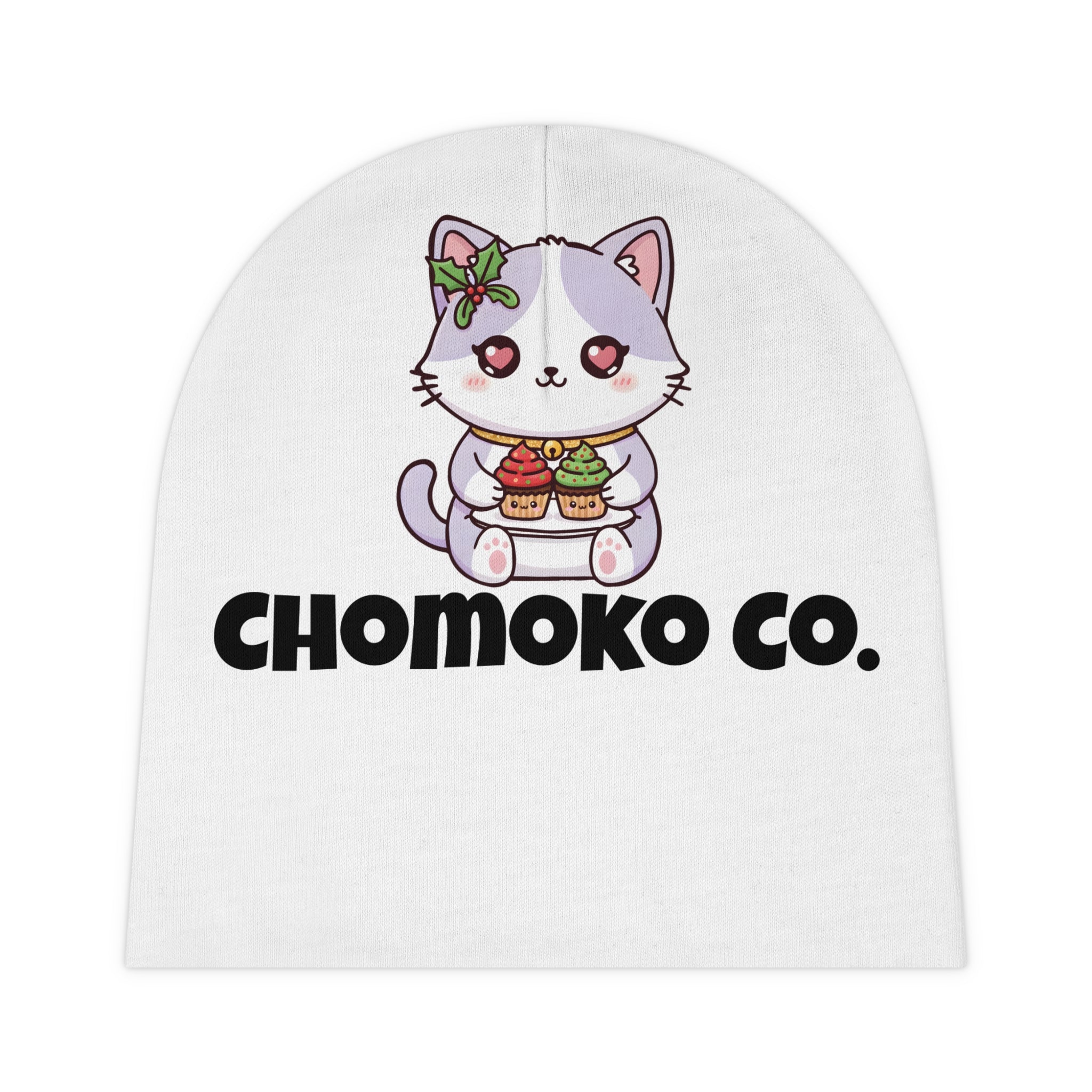 Nori with Christmas Cupcakes Baby Beanie